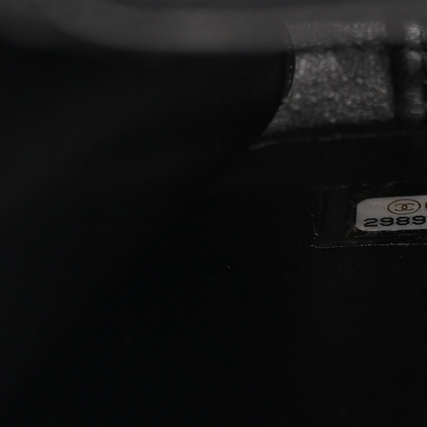 Goatskin Quilted Medium CC Filigree Vanity Case Black