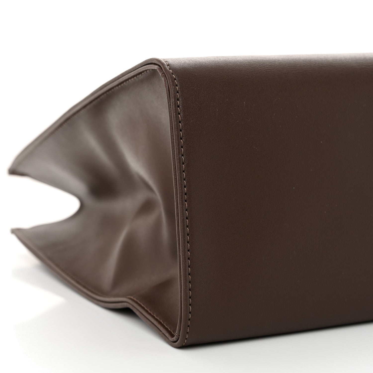 Telfar Vegan Leather Medium Shopping Bag Chocolate 9 of 11