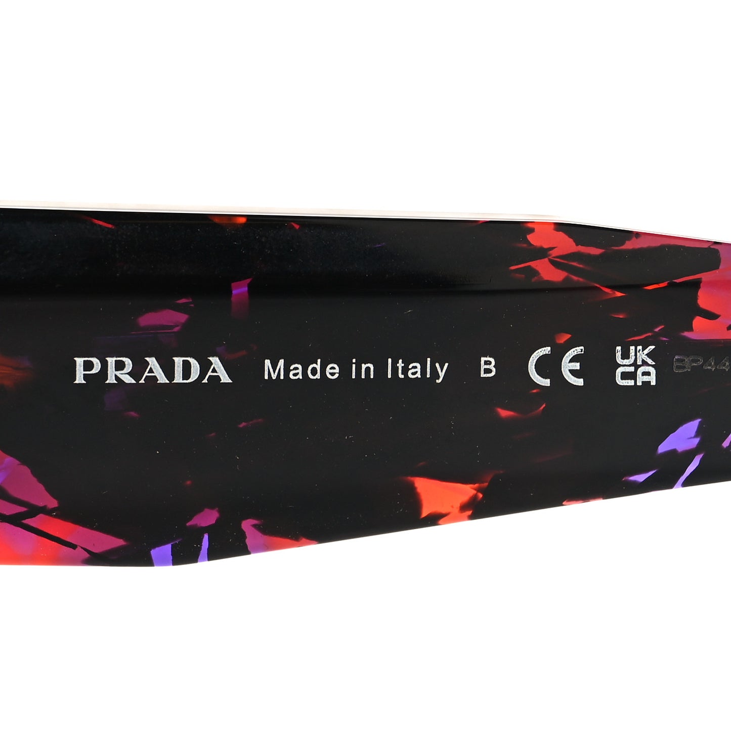 Acetate Symbole Sunglasses SPR 06Y Purple Multicolor