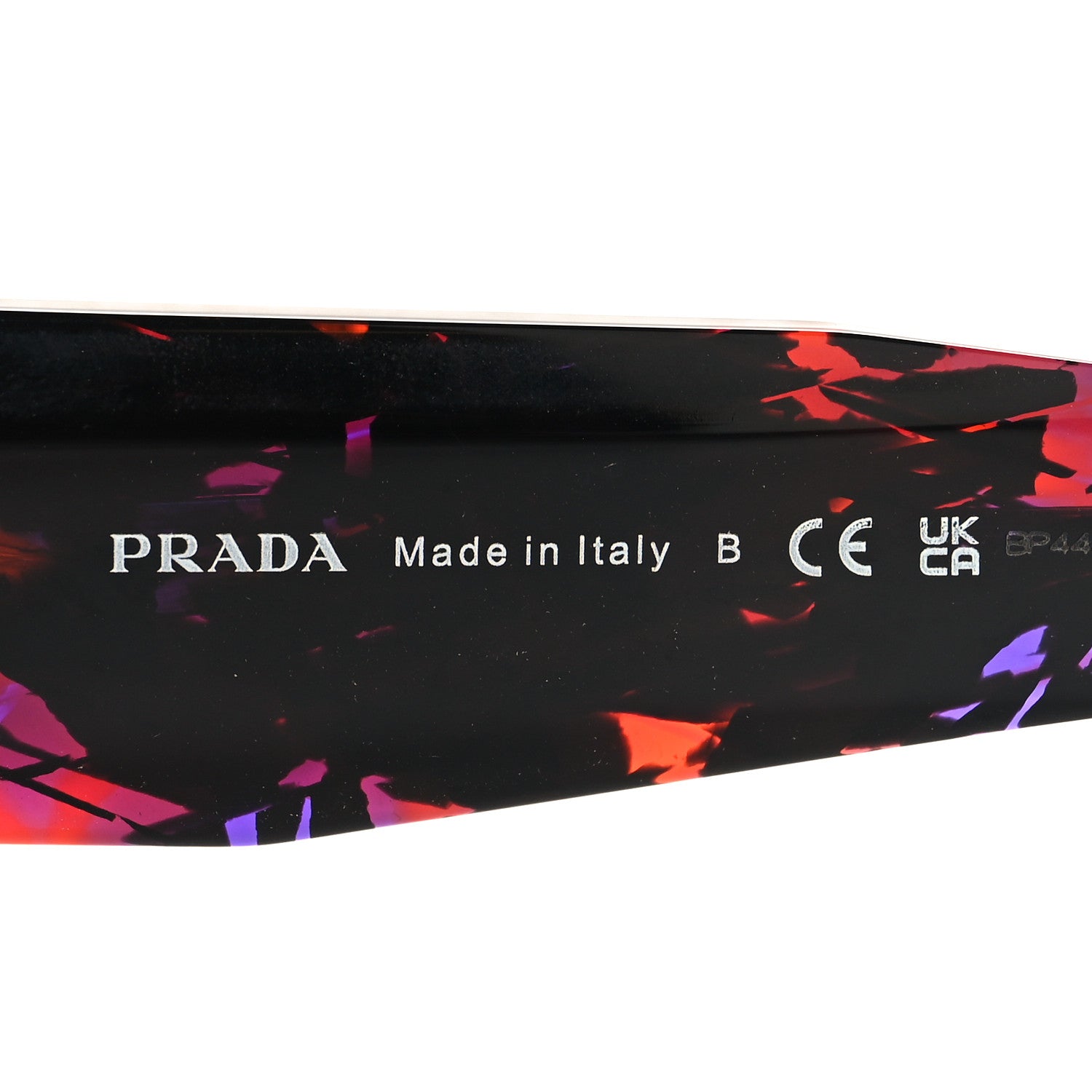 Prada Acetate Symbole Sunglasses SPR 06Y Purple Multicolor 5 of 7