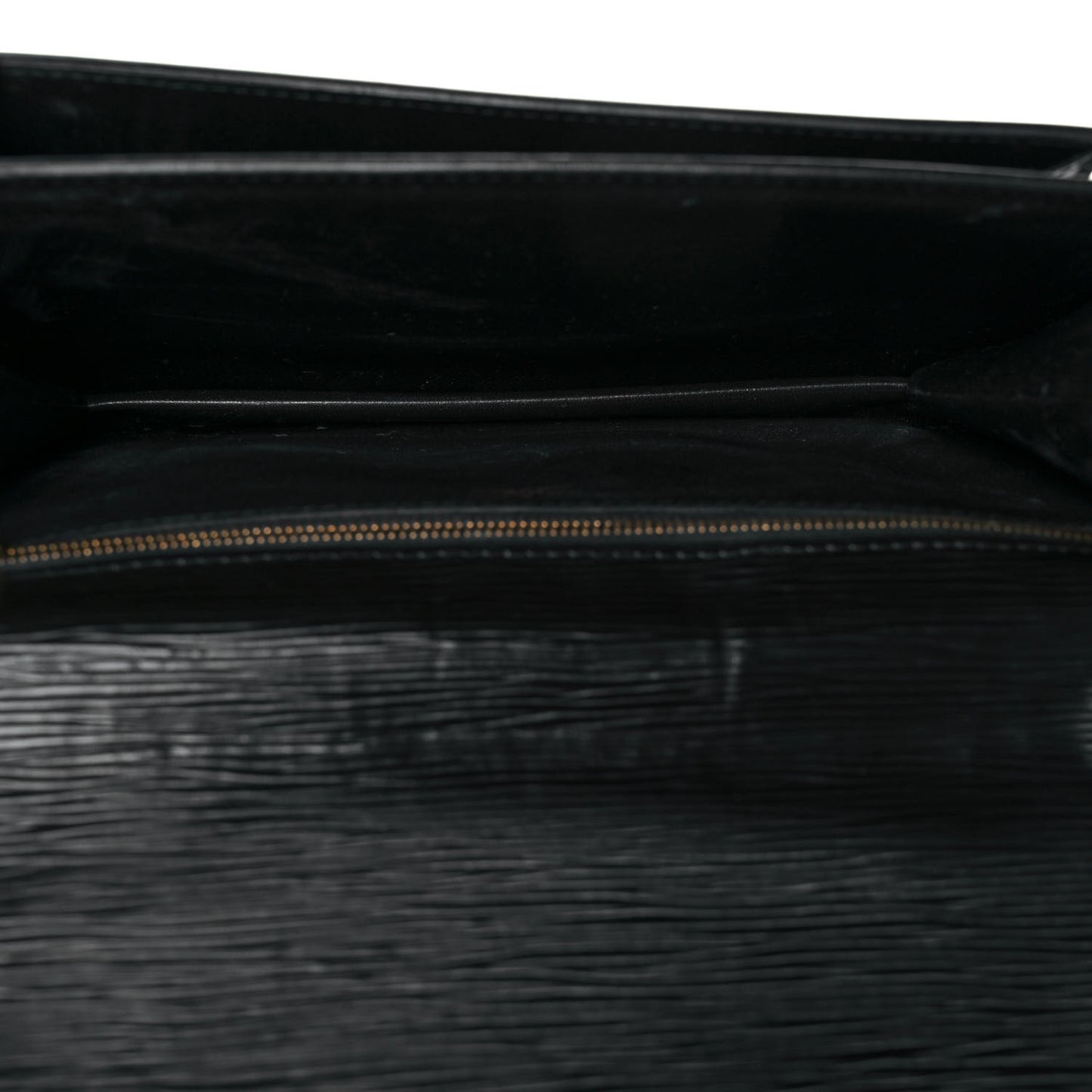 Epi Pochette Sellier Dragonne Clutch Black