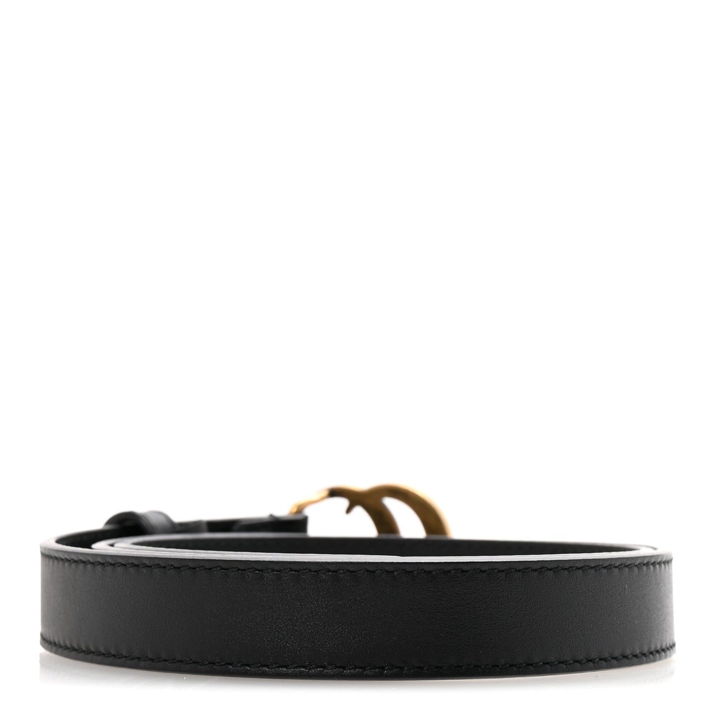 Calfskin Double G 20mm Belt 70 28 Black