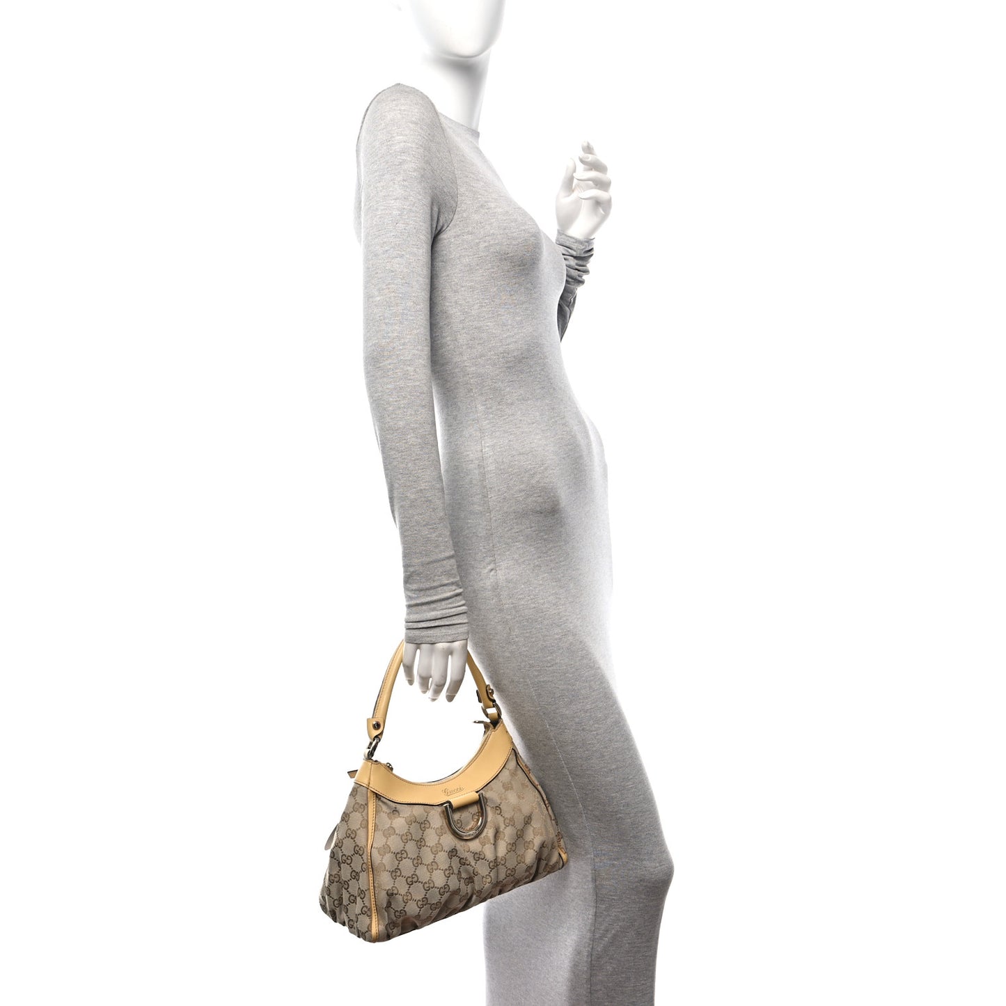 Monogram Medium D Gold Ring Hob Yellow