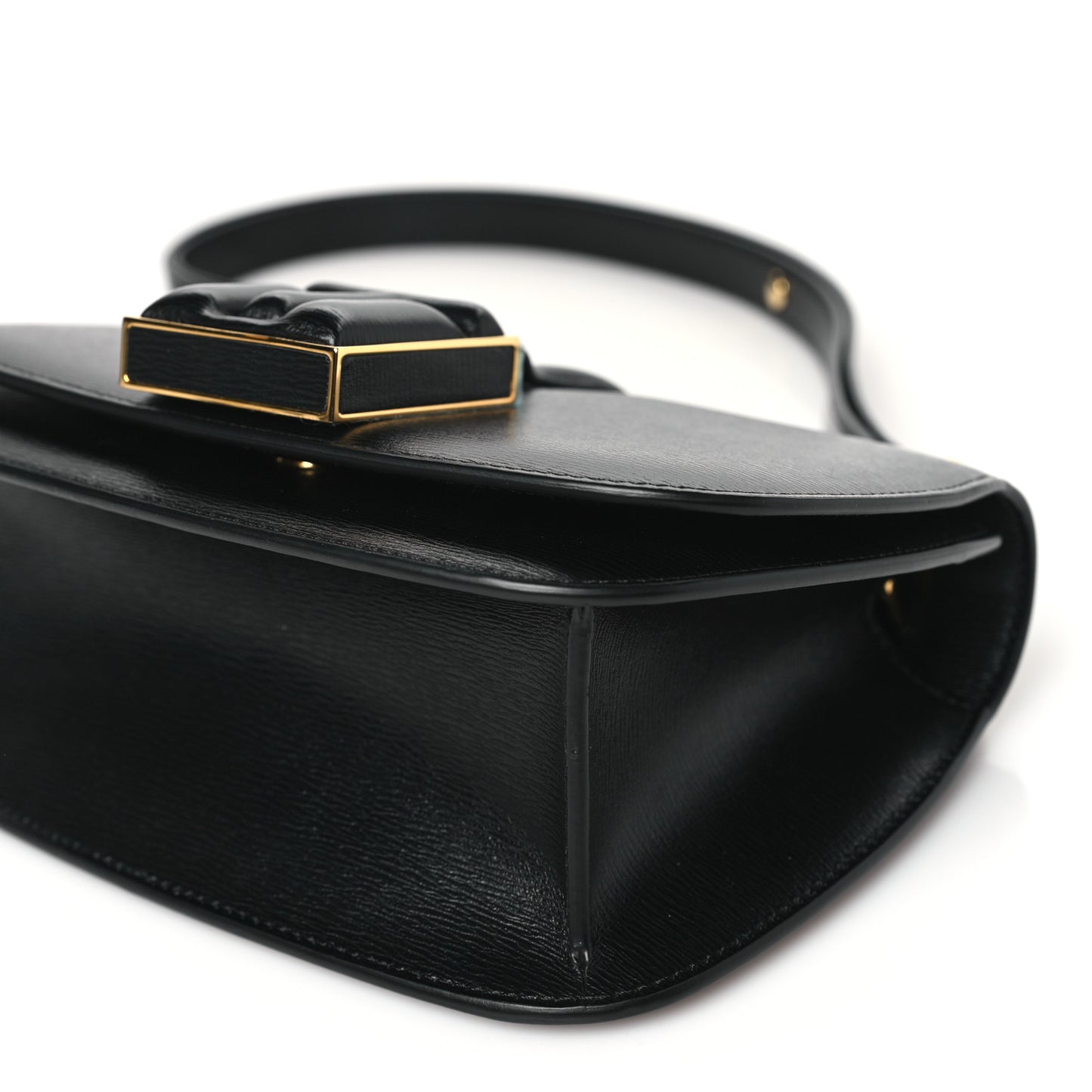Palmellato Padlock Mini Shoulder Bag Black