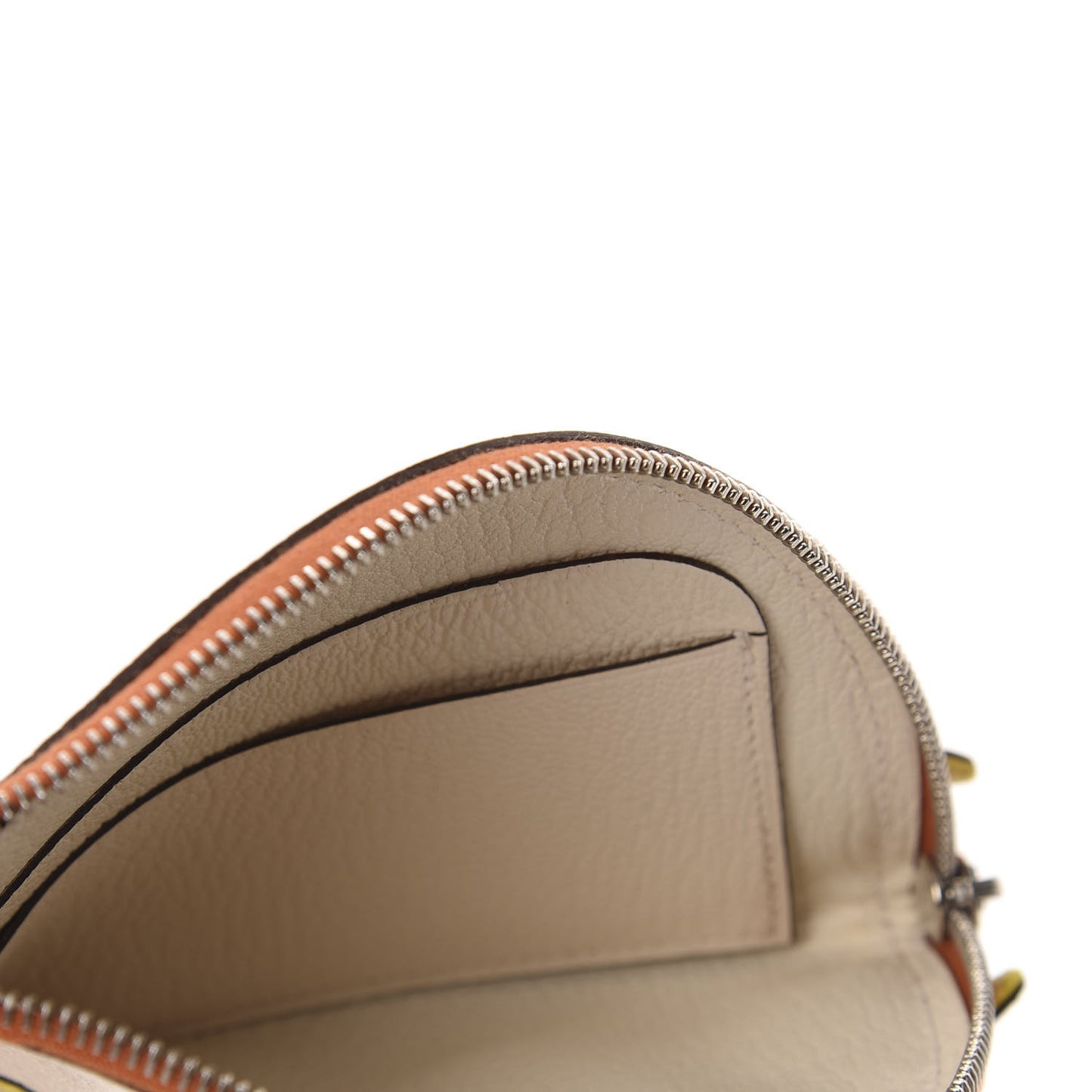 Chevre Mysore Paddock Change Purse Craie Lime