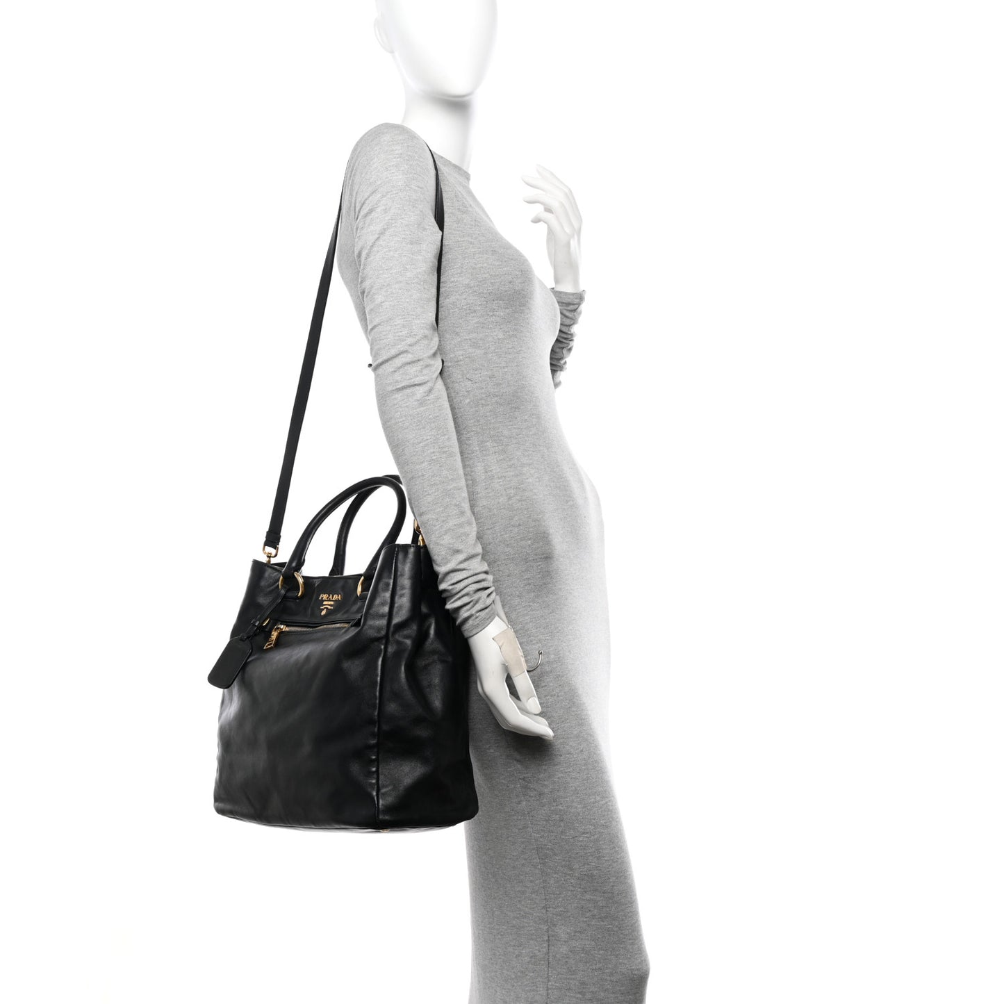 Soft Calf Tote Black