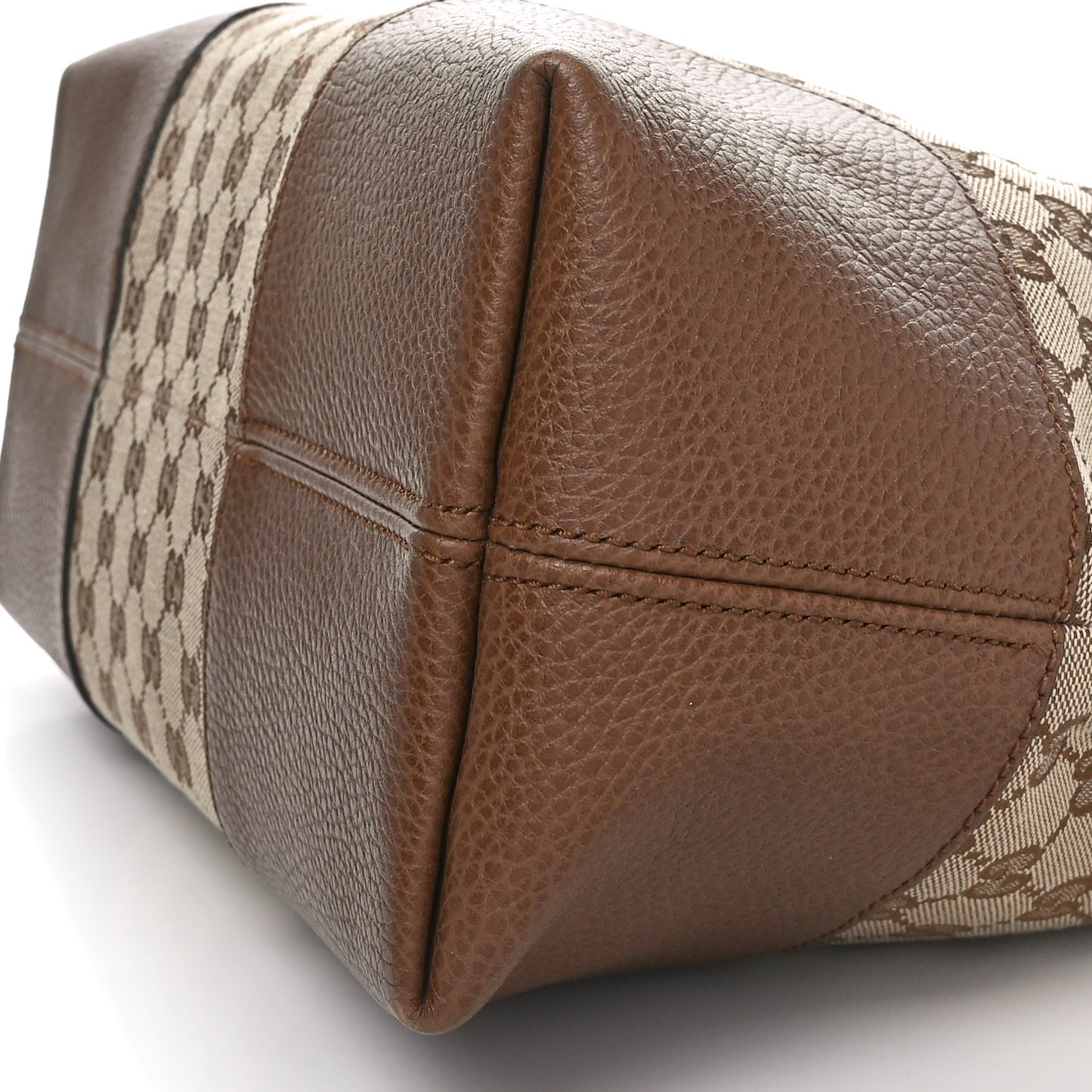 Monogram Medium Bree Shoulder Bag Beige Tabacco