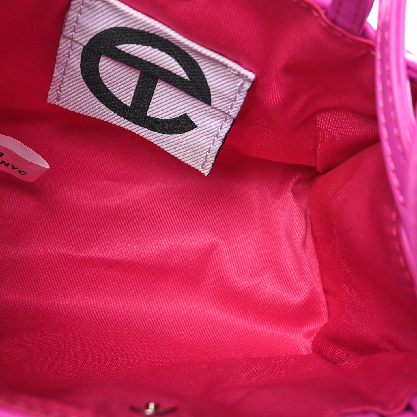 Vegan Leather Small Shopping Bag Azalea