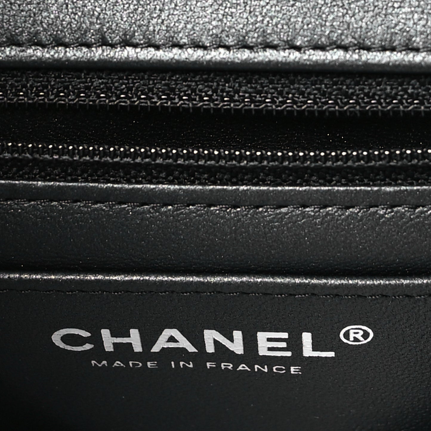 Lambskin Quilted Mini Rectangular Flap So Black