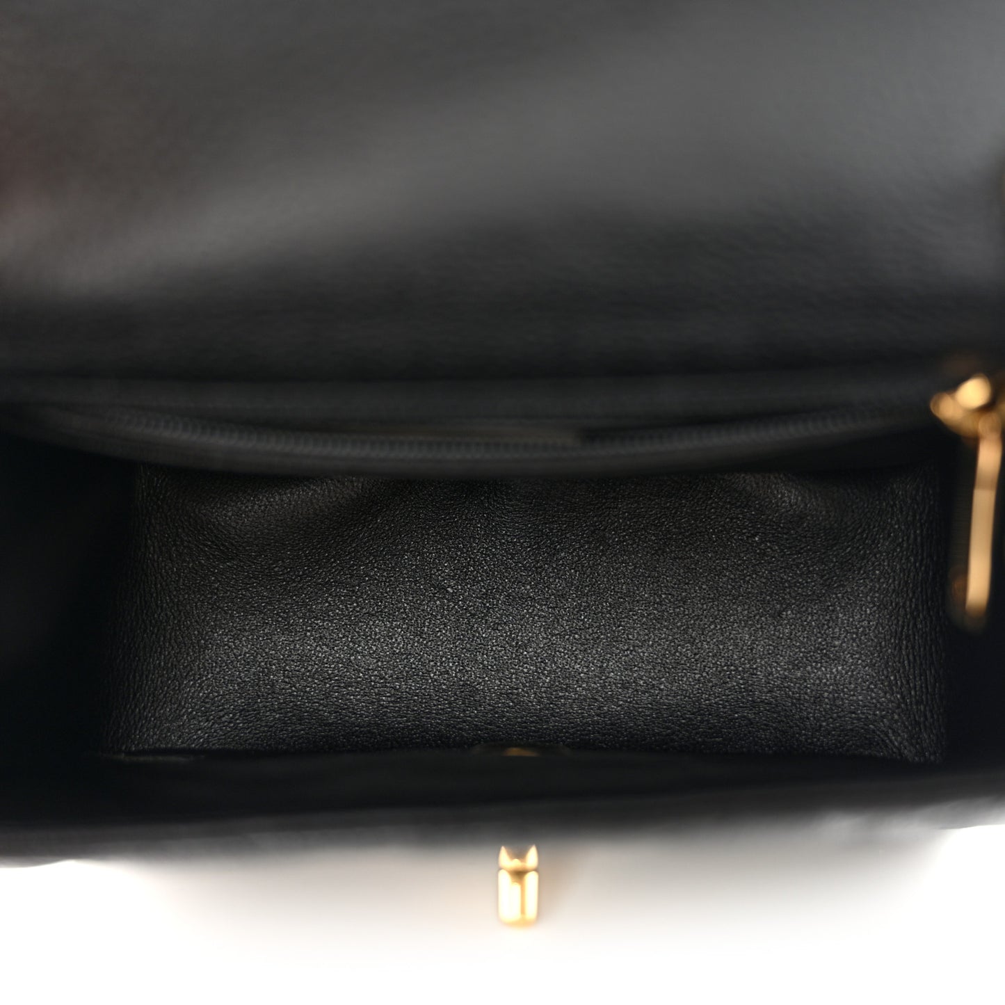 Caviar Quilted Mini Square Flap Black