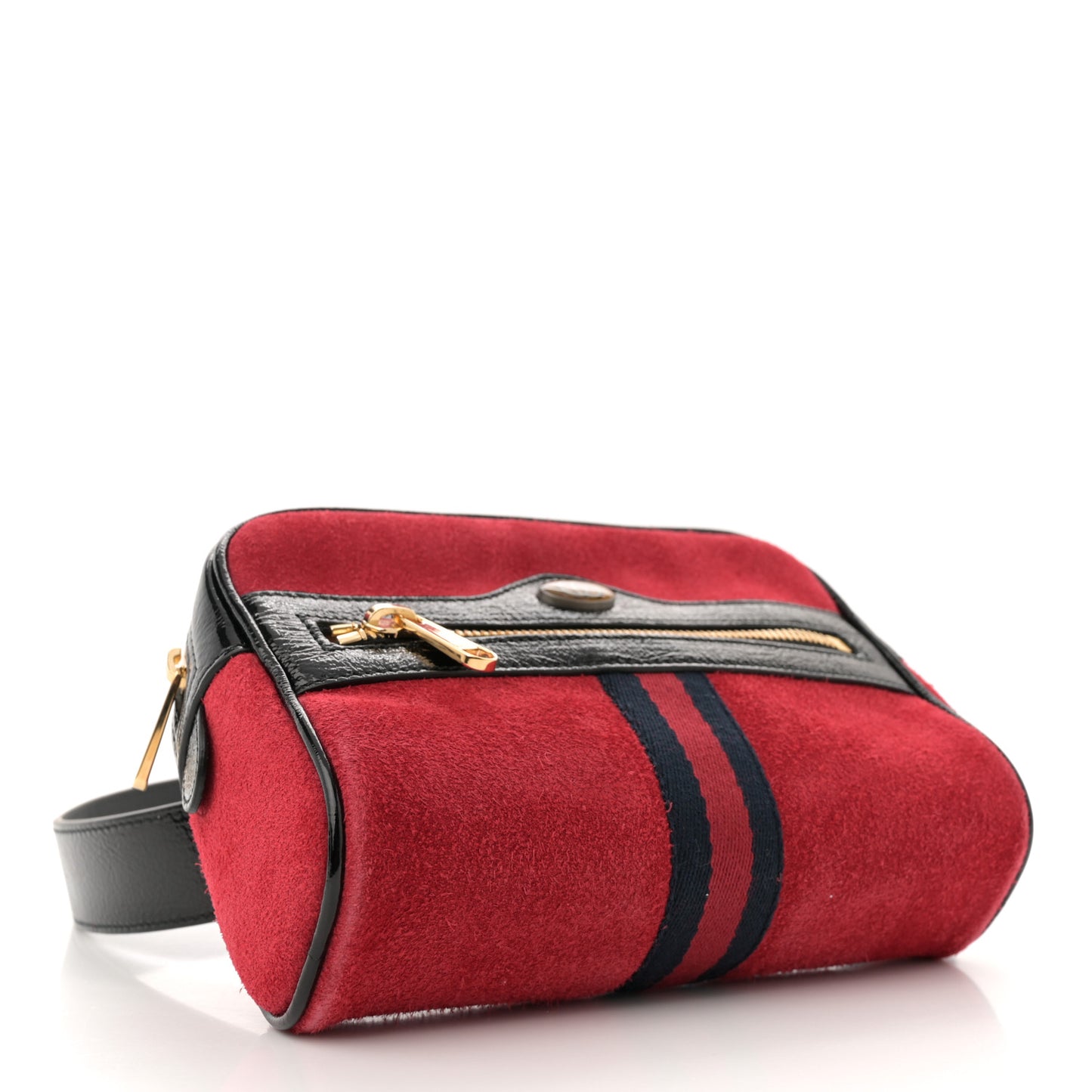 Suede Small Ophidia Belt Bag 95 38 Hibiscus Red
