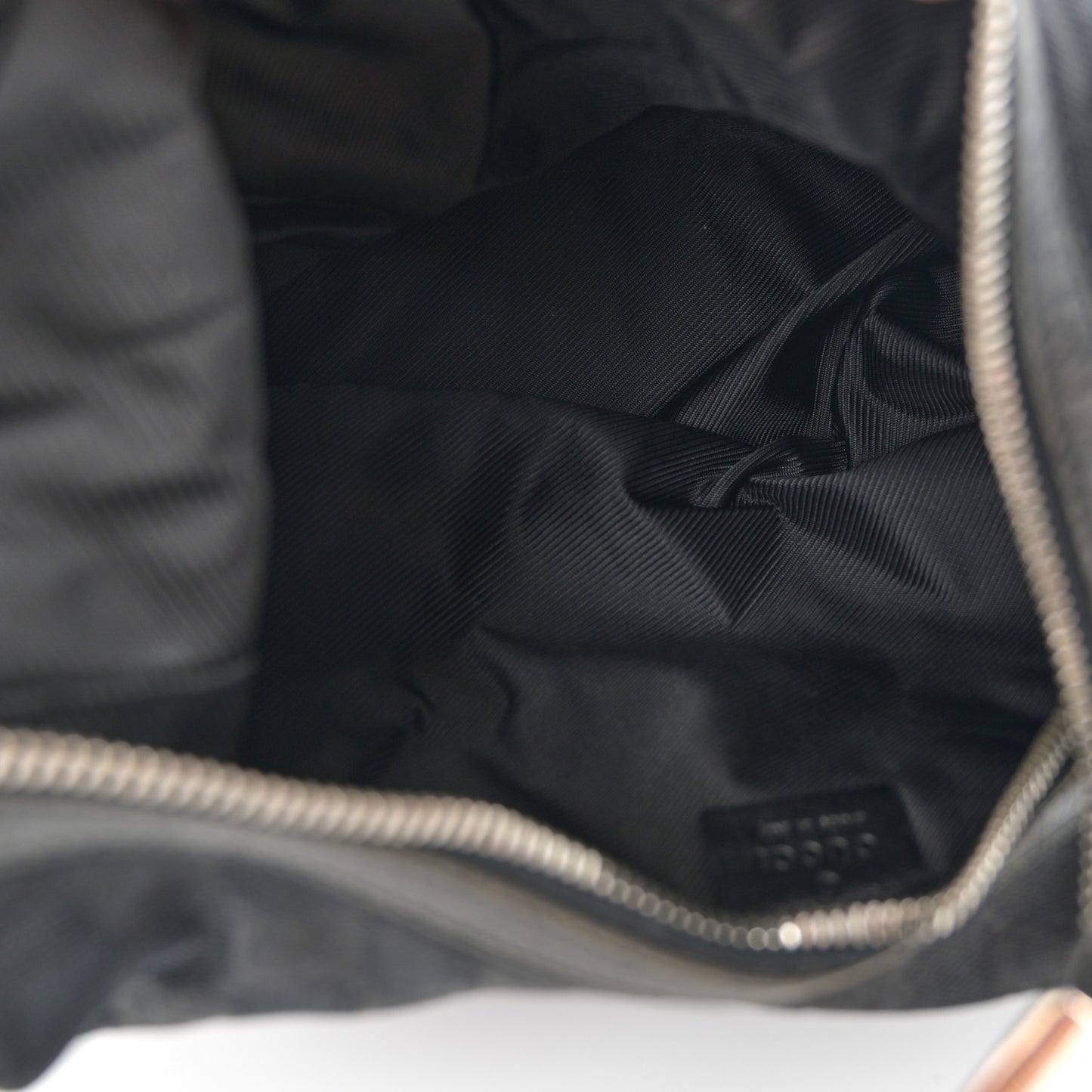 Monogram GG Small Clasp Hobo Black