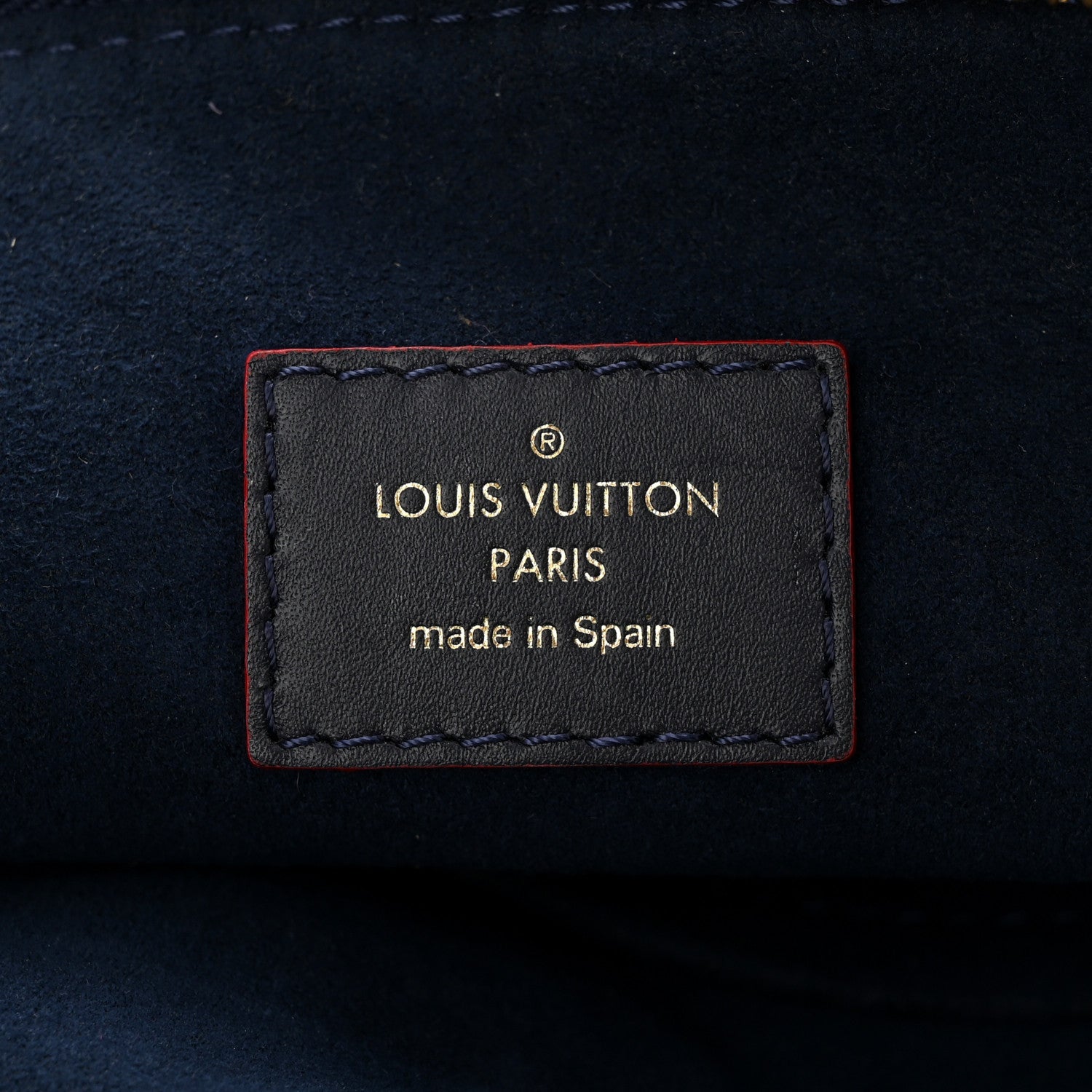 Louis Vuitton Empreinte V Tote MM Marine Rouge 6 of 9