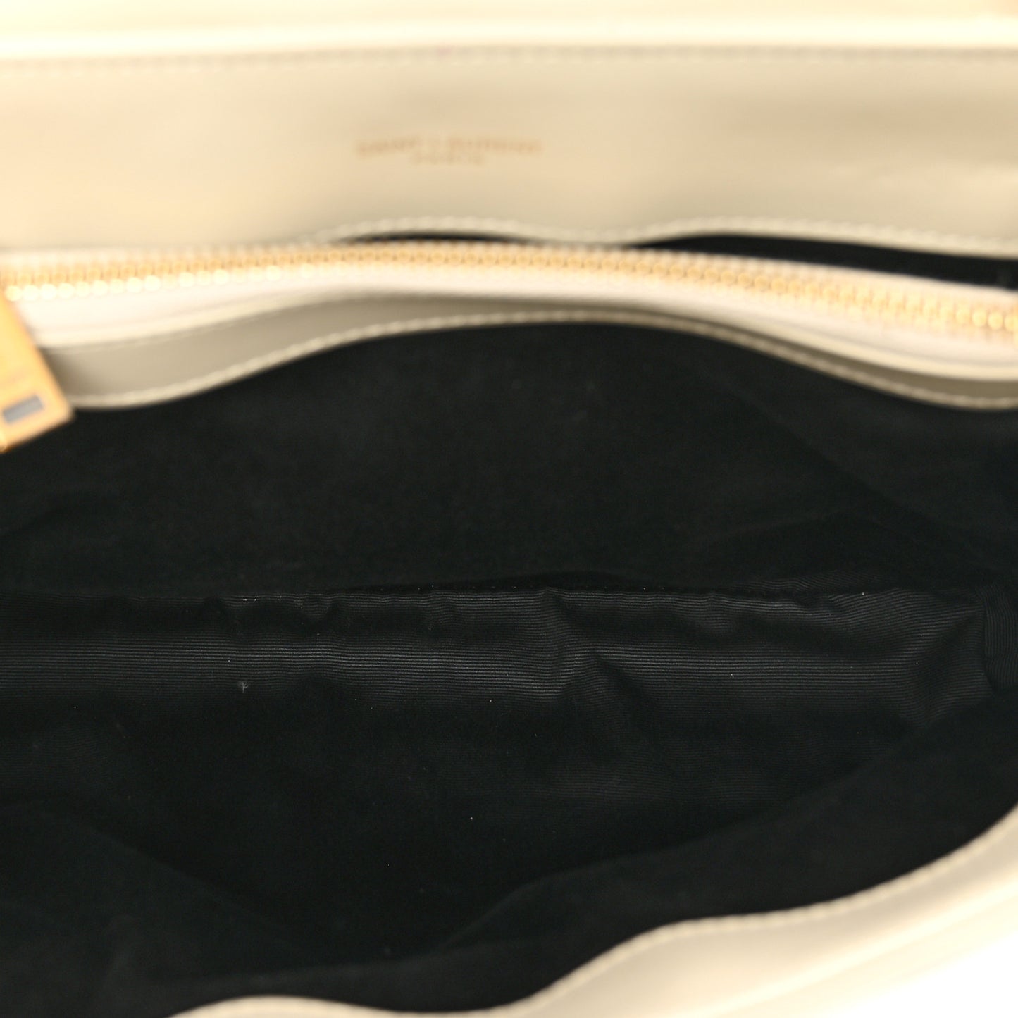Calfskin Y Quilted Monogram Medium Loulou Chain Satchel Crema Soft