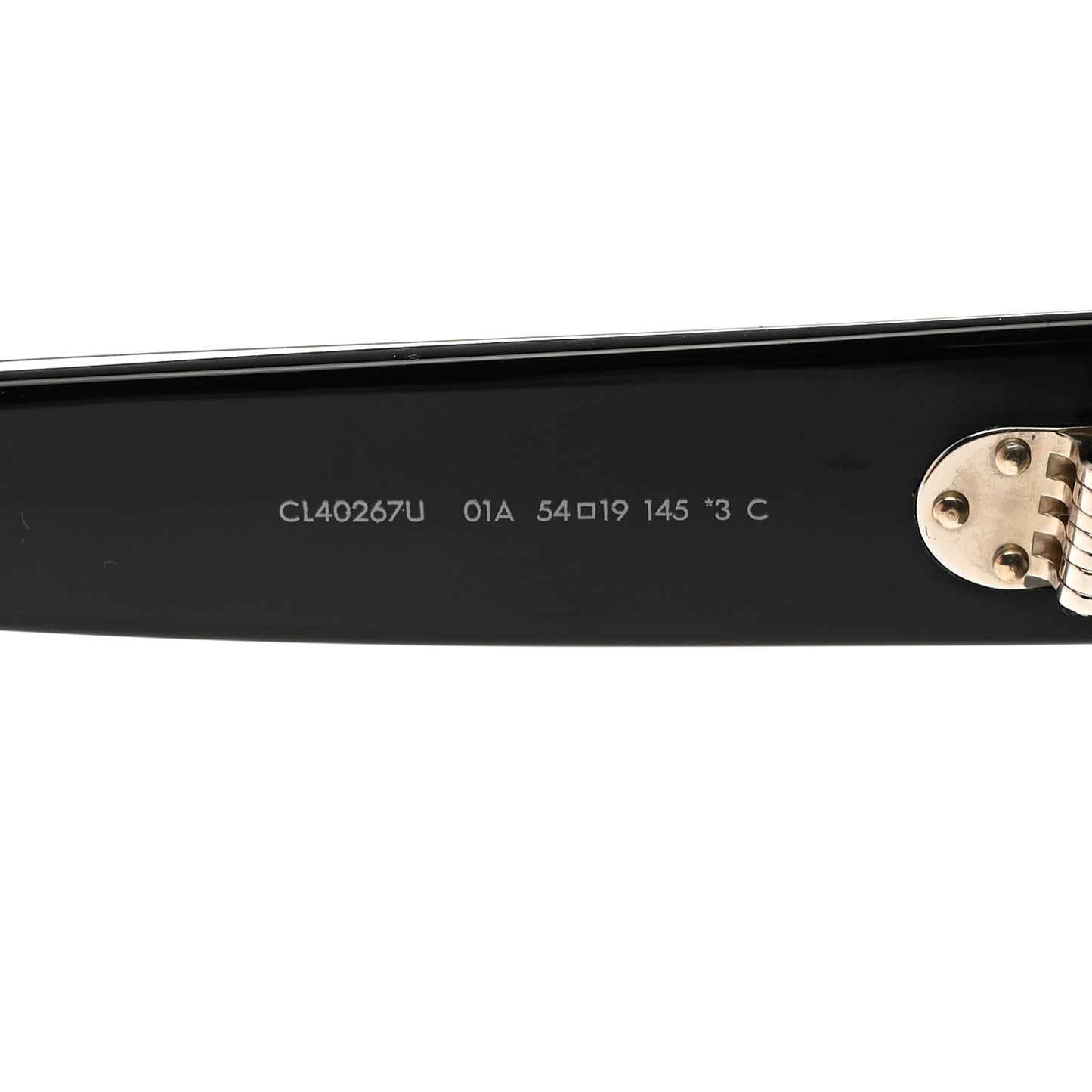 Acetate Rectangular Sunglasses CL40267U Black