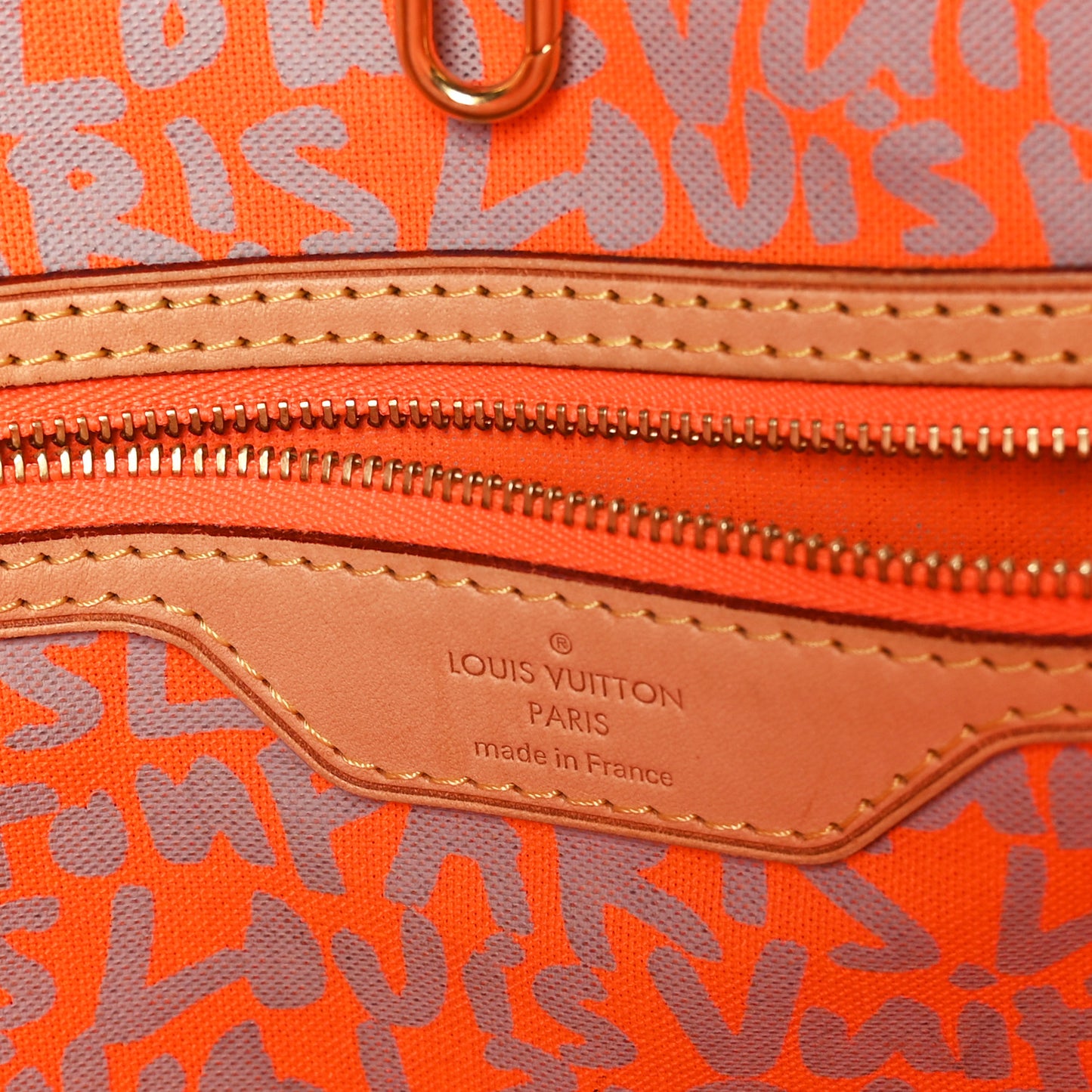 Monogram Graffiti Neverfull GM Orange