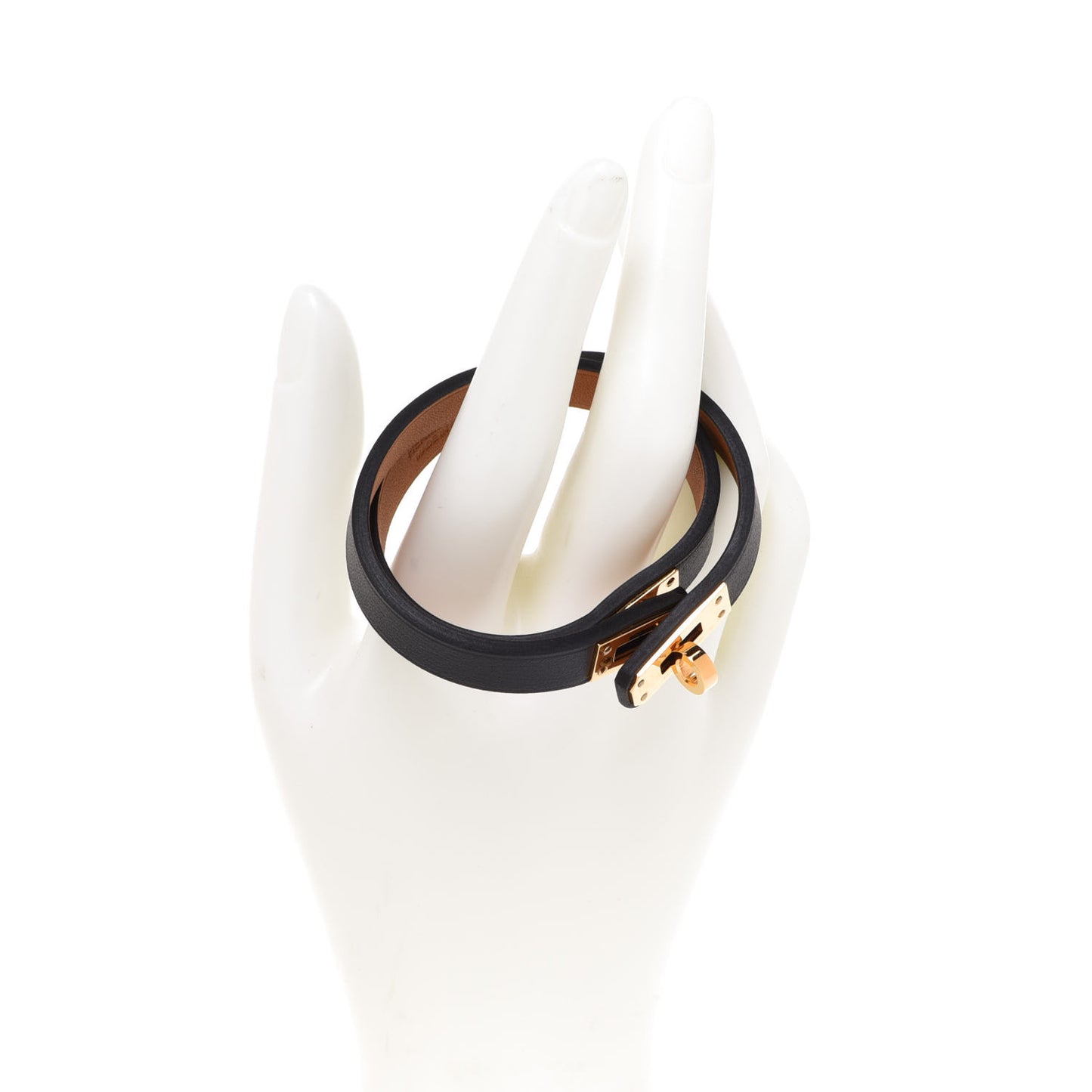 Box Kelly Double Tour Bracelet T2 Black