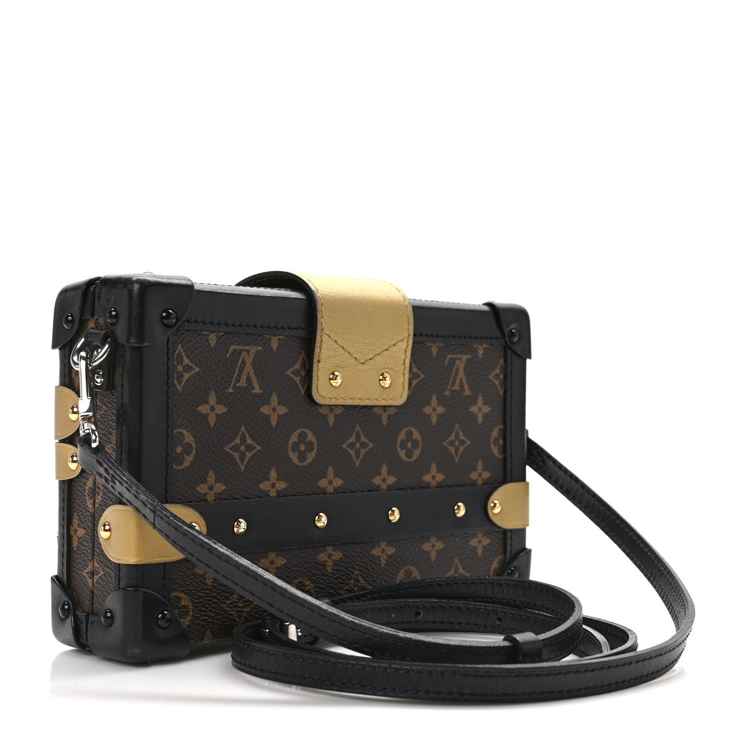 Louis Vuitton Monogram Column Petite Malle Black 3 of 11