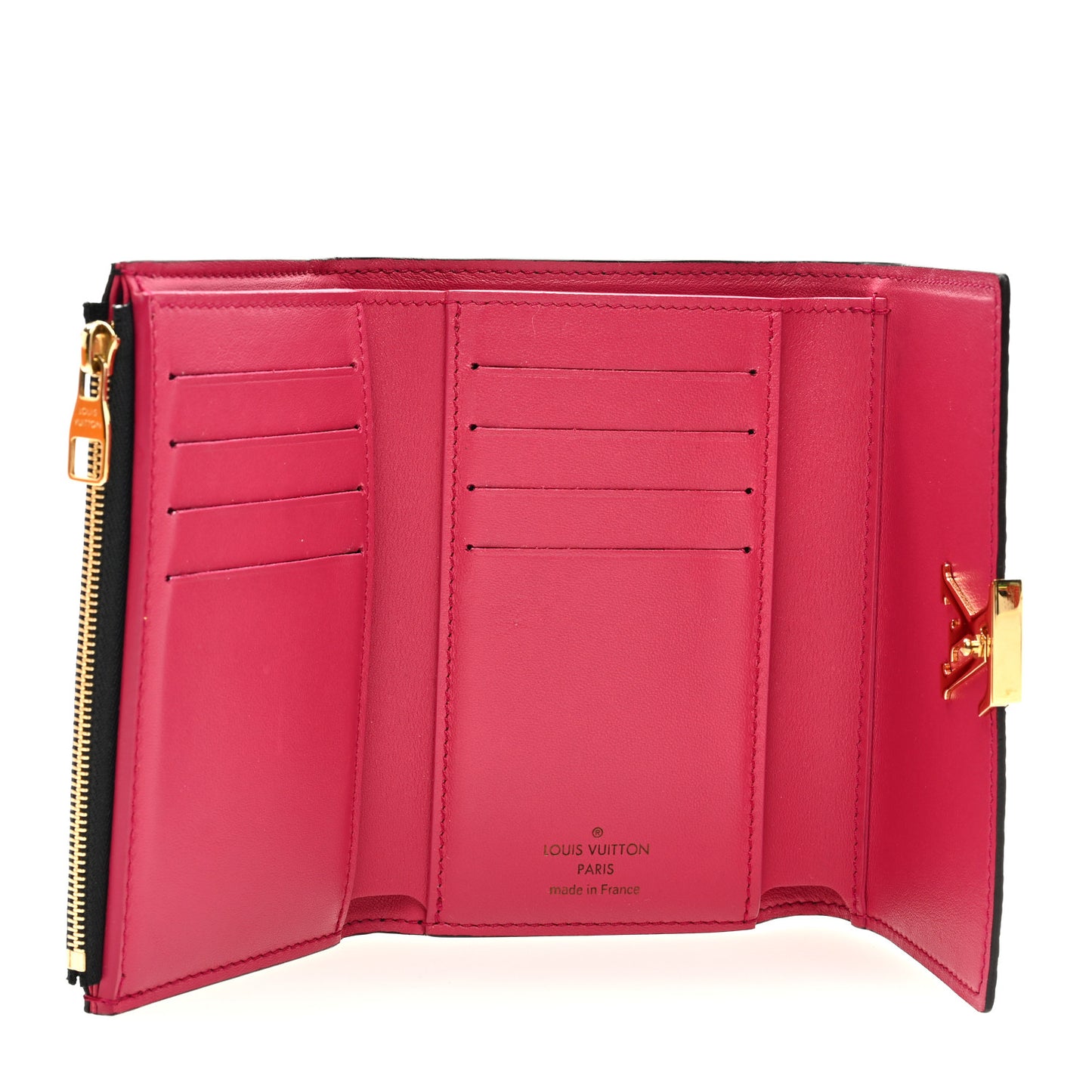 Taurillon Capucines Compact Wallet Black