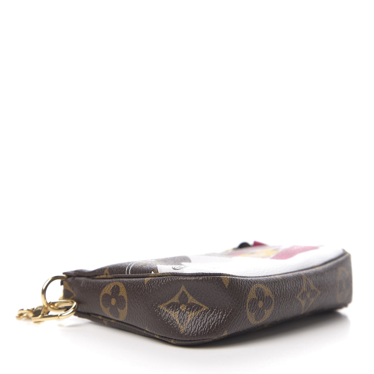 Monogram 2019 Christmas Animation Mini Courchevel Pochette Accessories Fuchsia