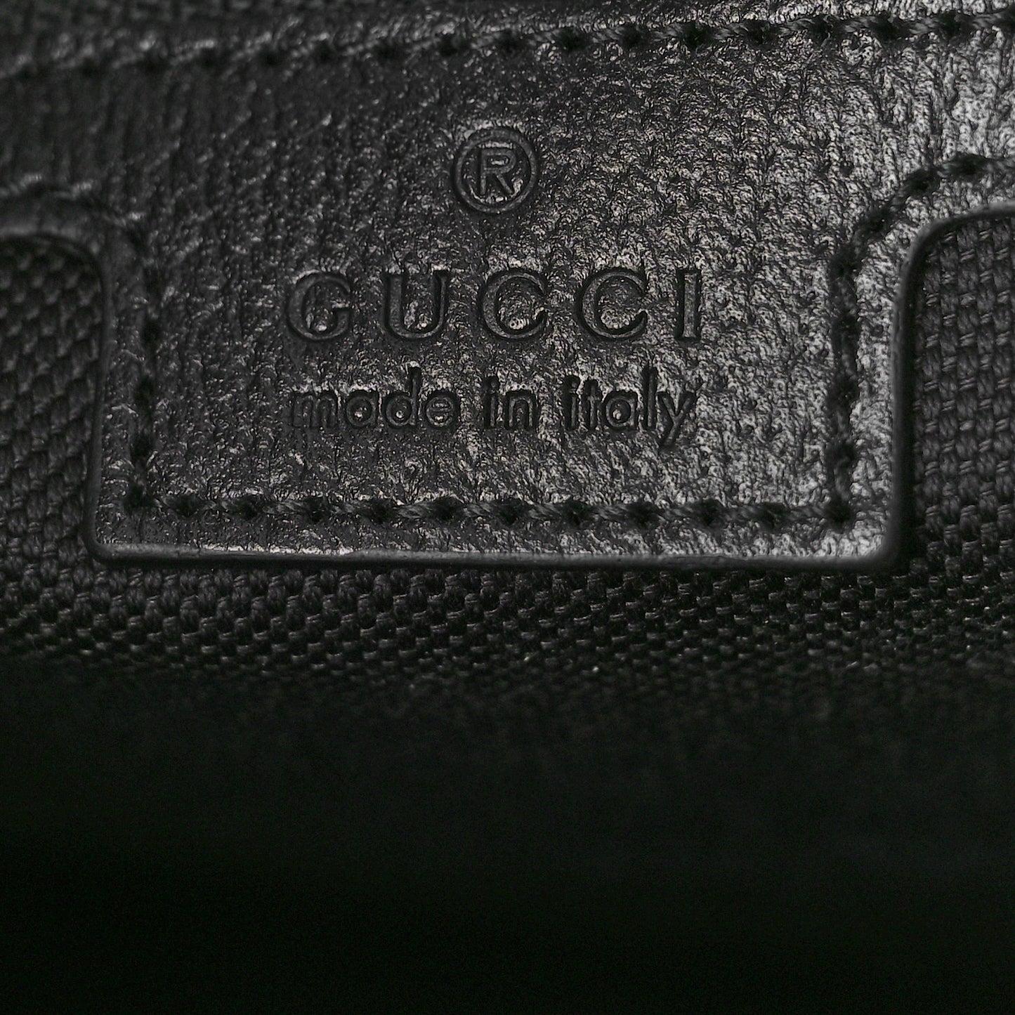 Monogram Jumbo GG Textured Dollar Calfskin Tote Bag Black