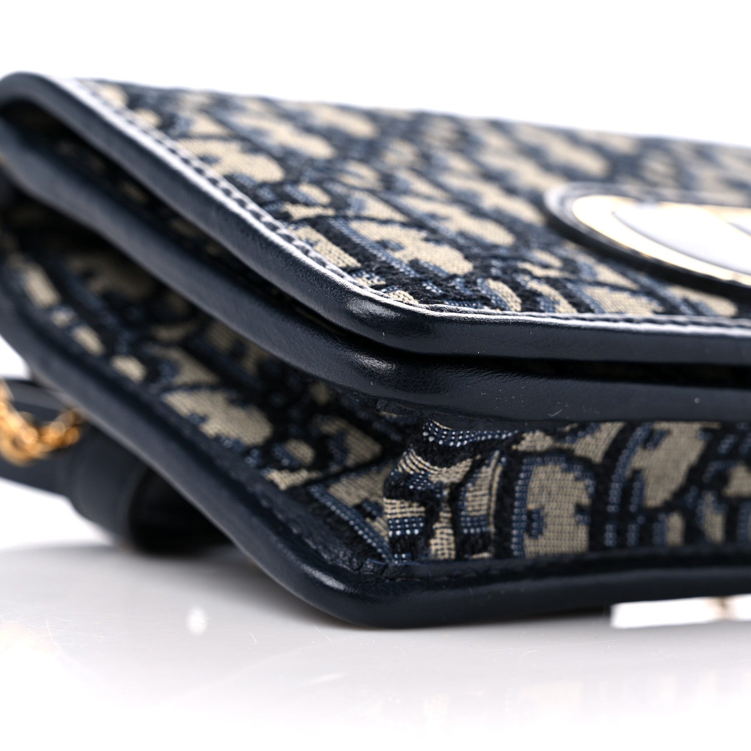 Christian Dior Oblique 30 Montaigne 2-In-1 Pouch Blue 7 of 9