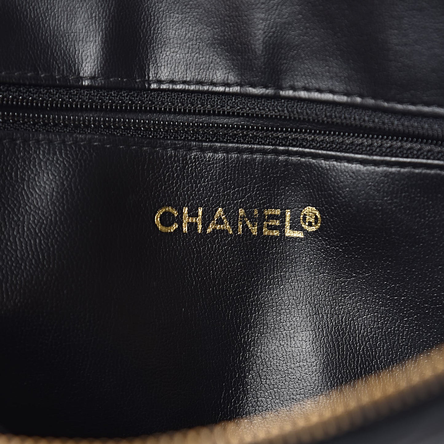 Lambskin Quilted Shoulder Bag Black