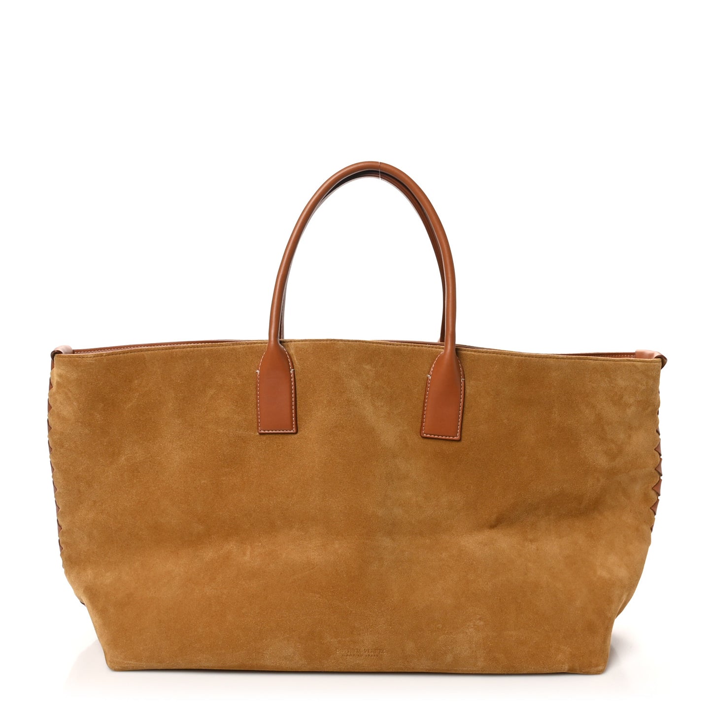 Suede Large Cabat Camel Light Wood