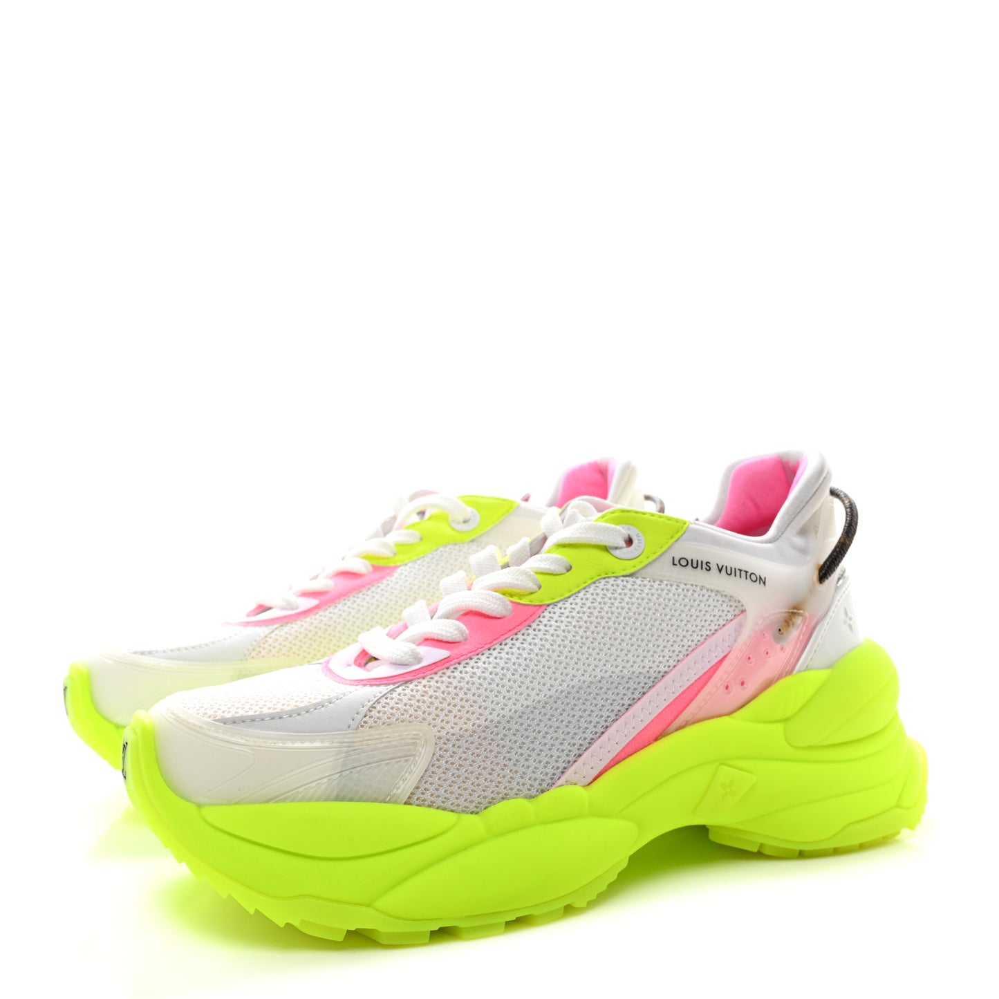 Monogram Calfskin Run 55 Sneakers 37 Yellow
