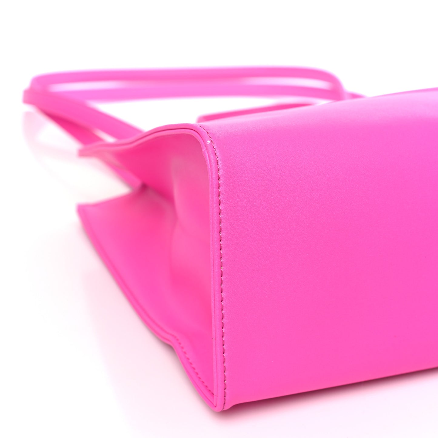 Vegan Leather Medium Shopping Bag Azalea
