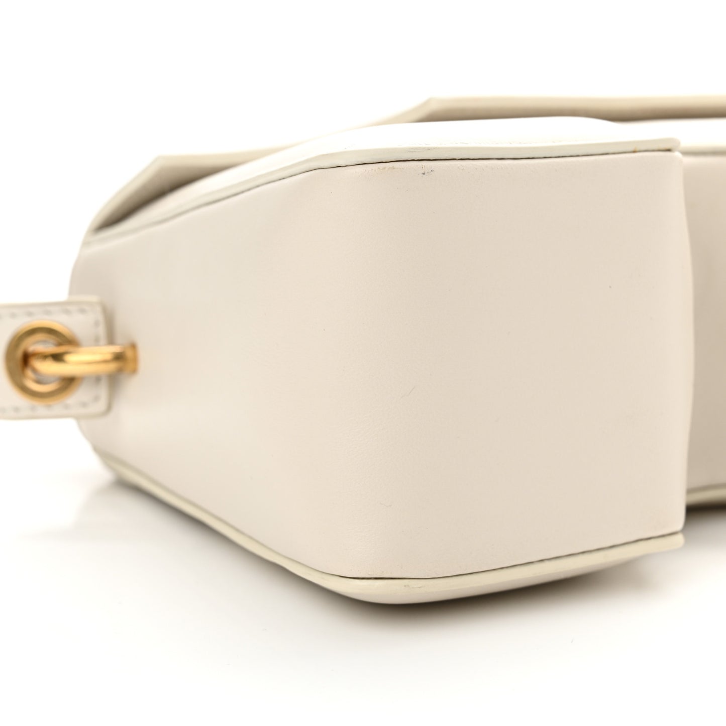 Calfskin Burrow 22 Shoulder Bag Beige