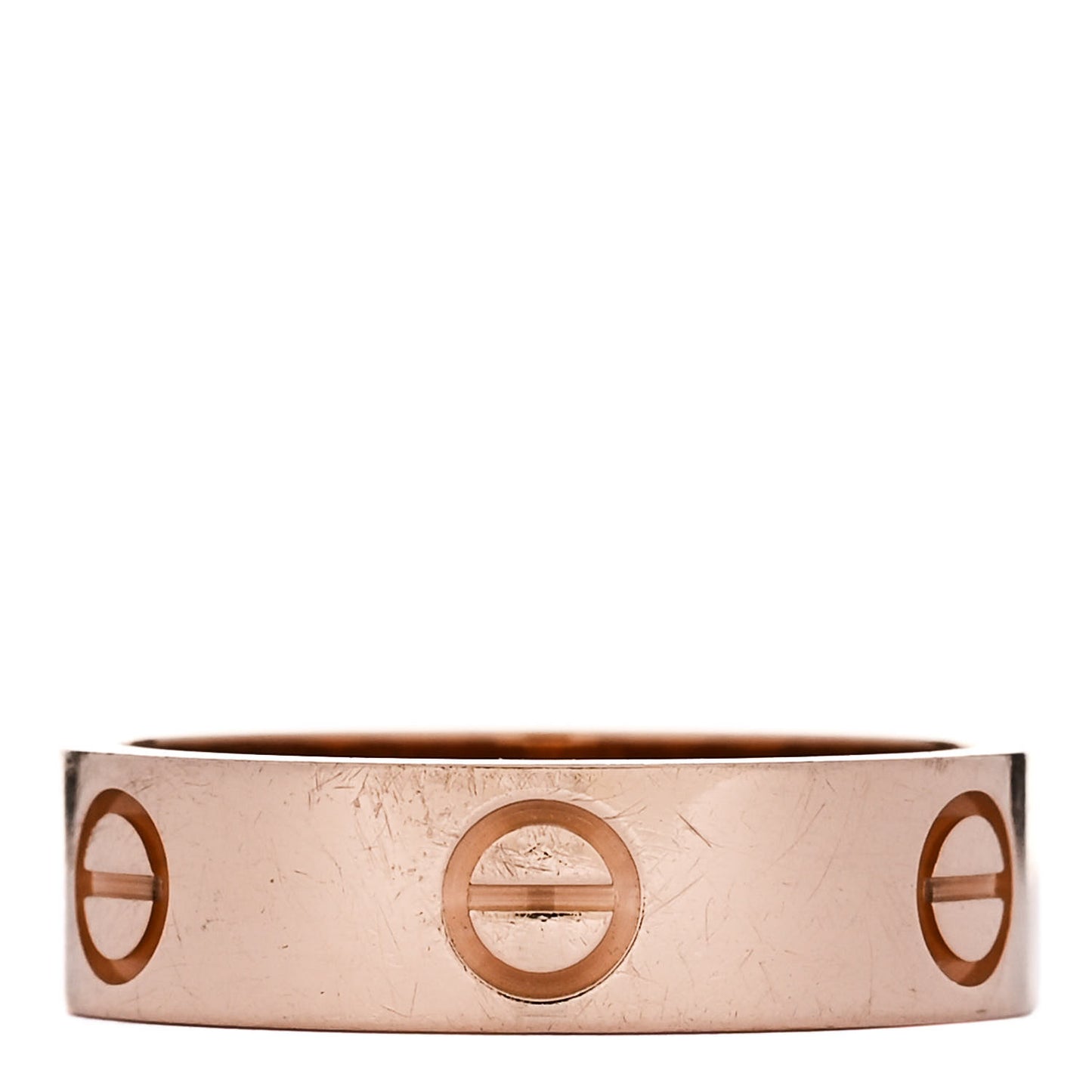 18K Pink Gold 5.5mm LOVE Ring 55 7.25