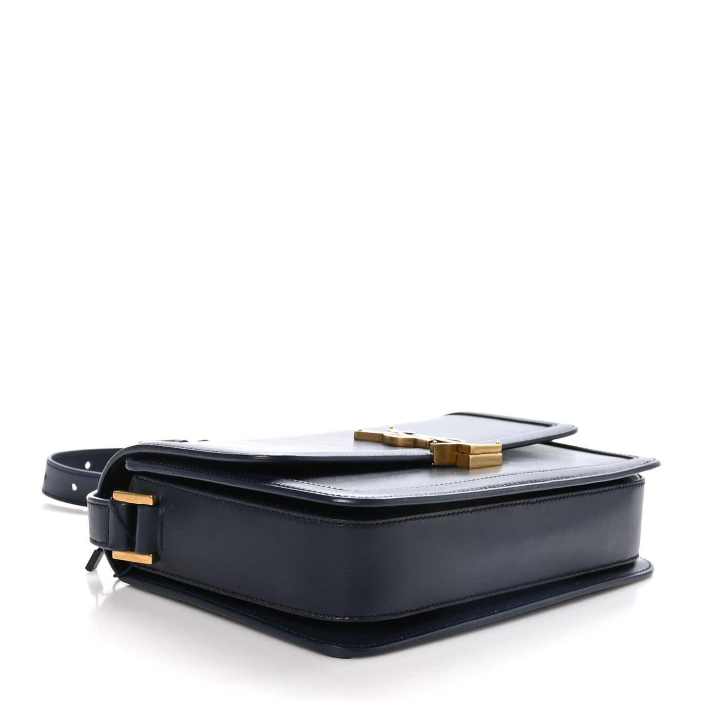 Box Calfskin Monogram Medium Solferino Satchel Deep Marine