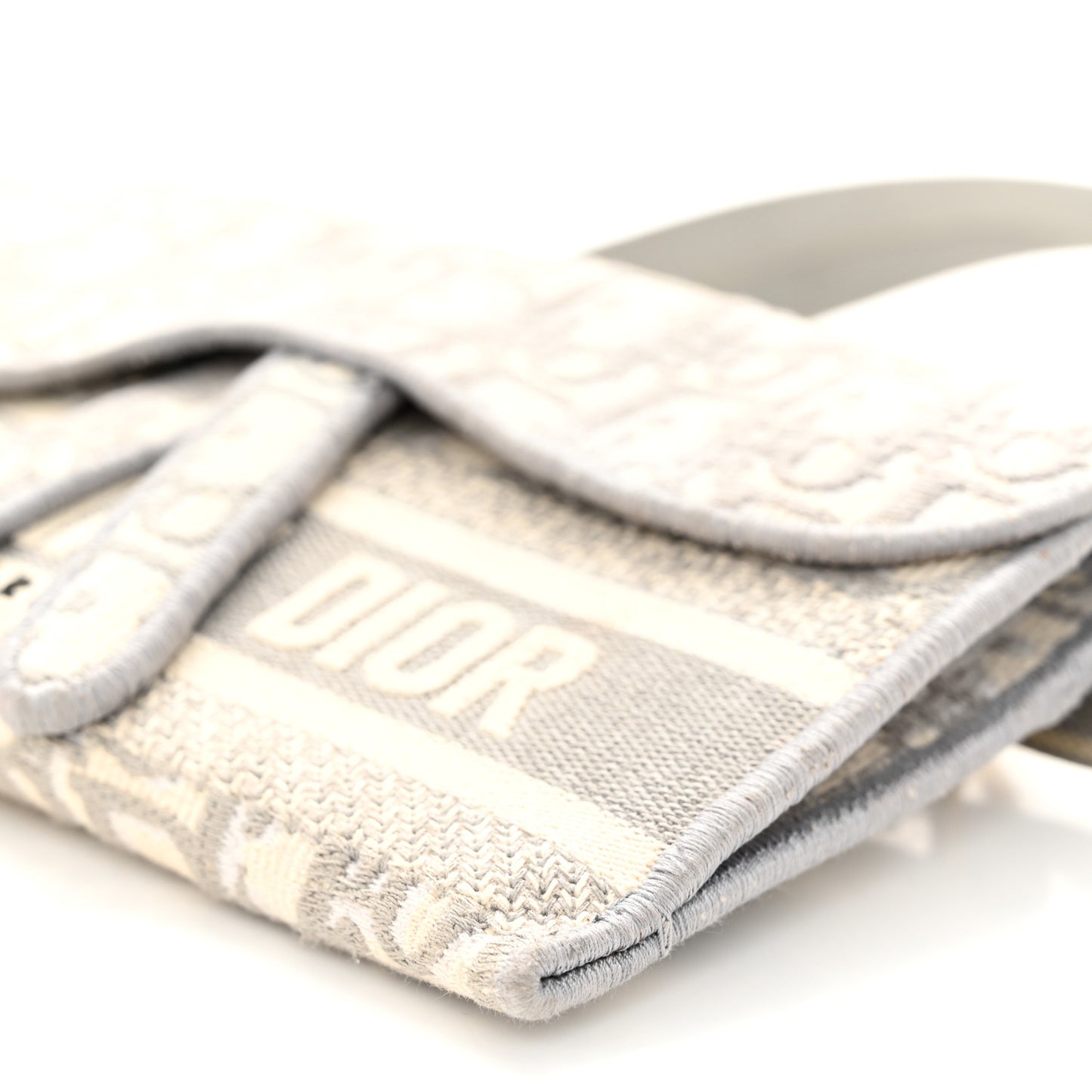 Oblique Saddle Belt Bag Grey