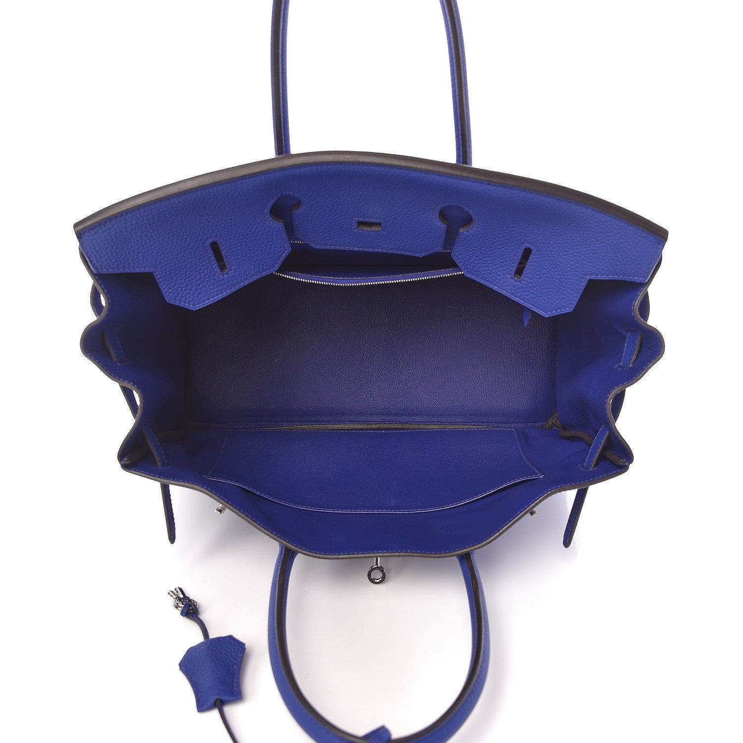 Hermes Togo Birkin 35 Bleu Electrique 15 of 35