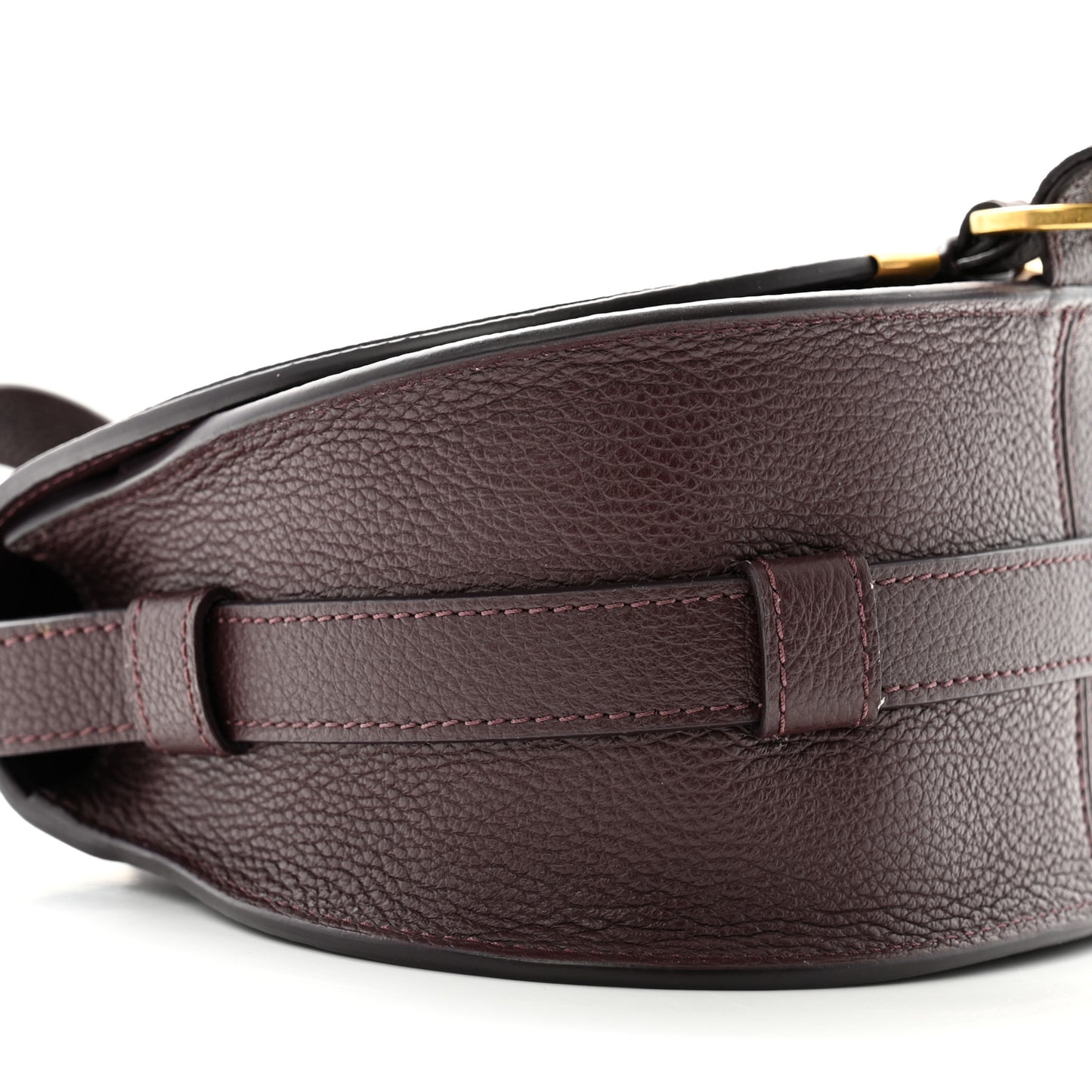 Calfskin Mini Marcie Round Crossbody Bag Intense Violine