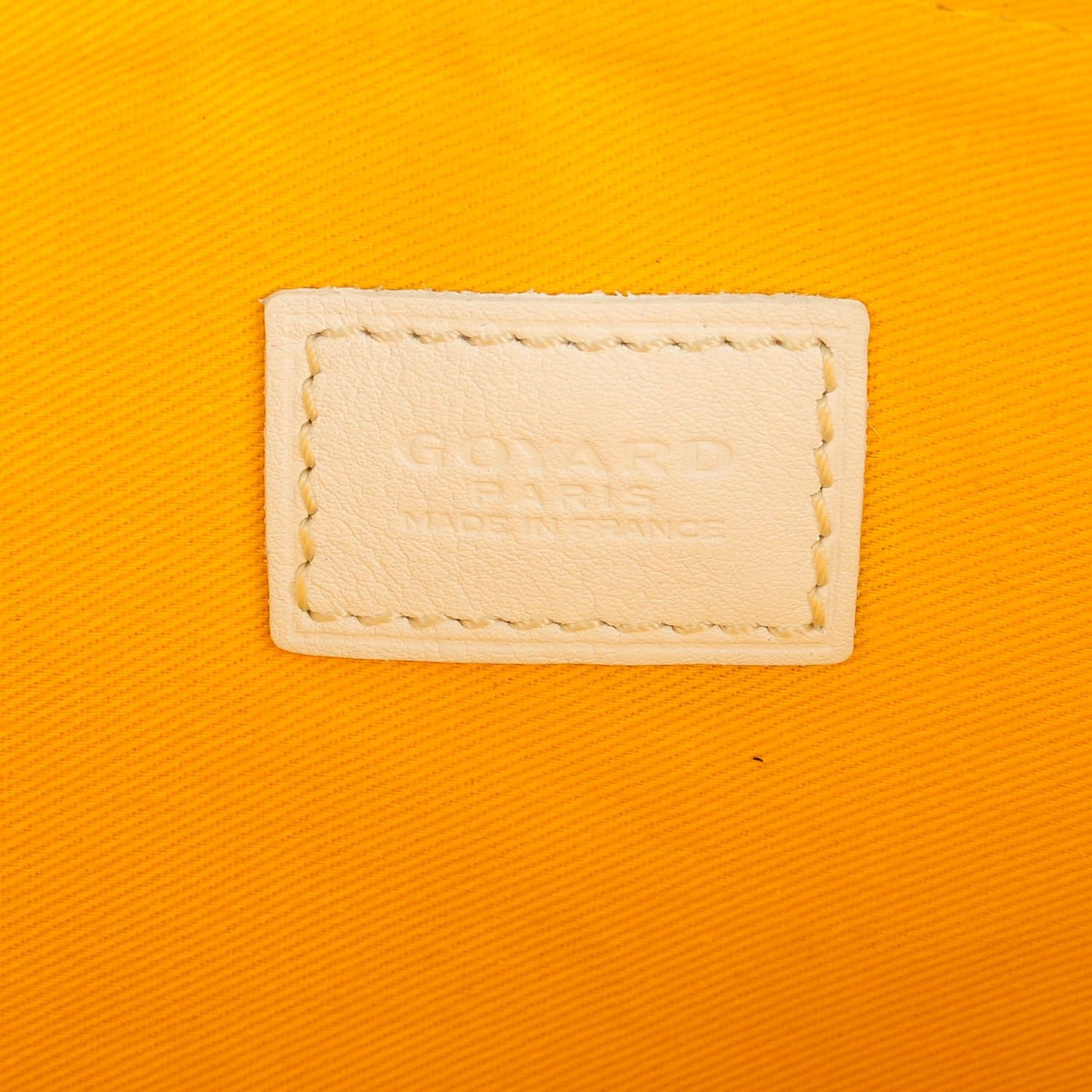 Goyardine Senat Pochette MM White