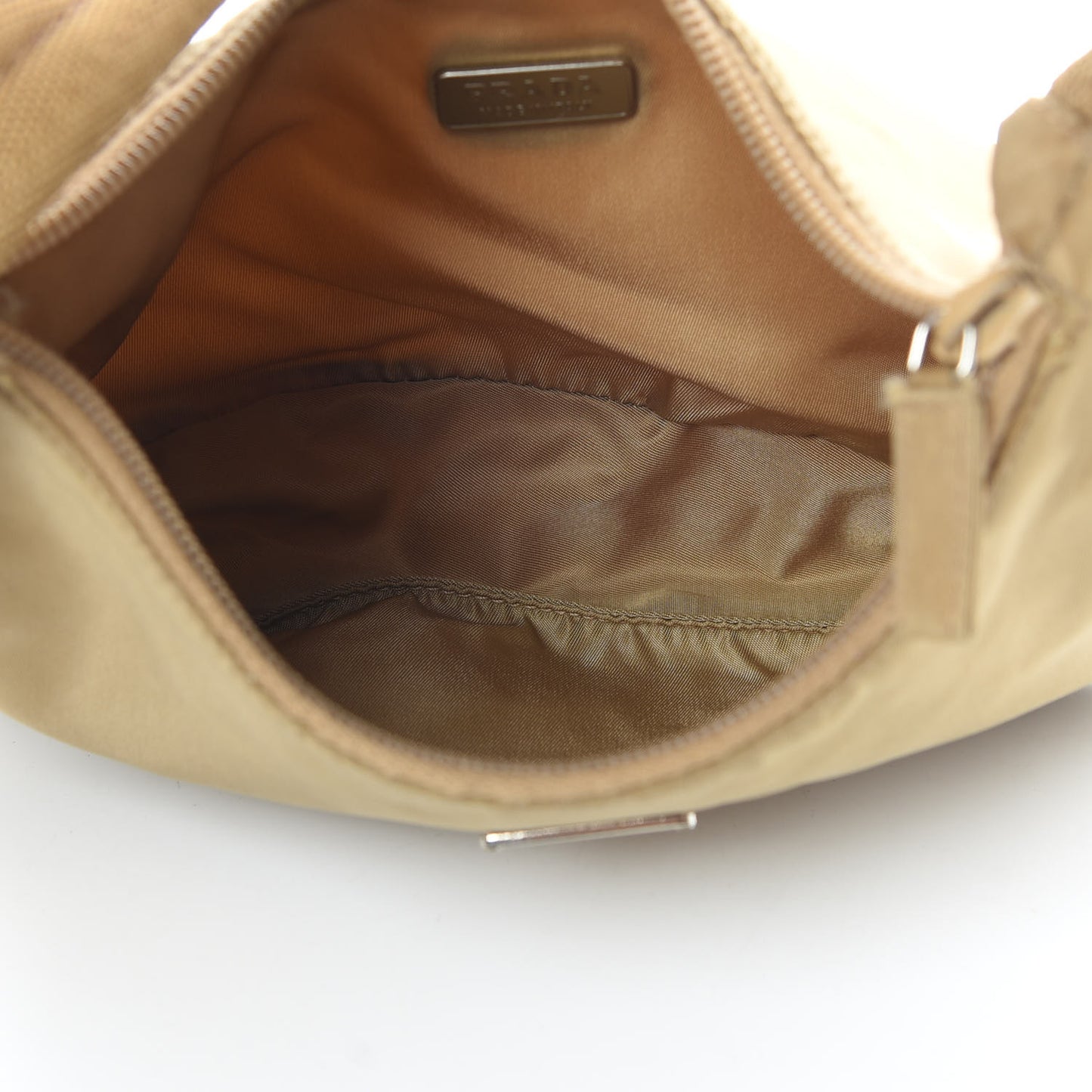 Tessuto Nylon Sport Shoulder Bag Sabbia