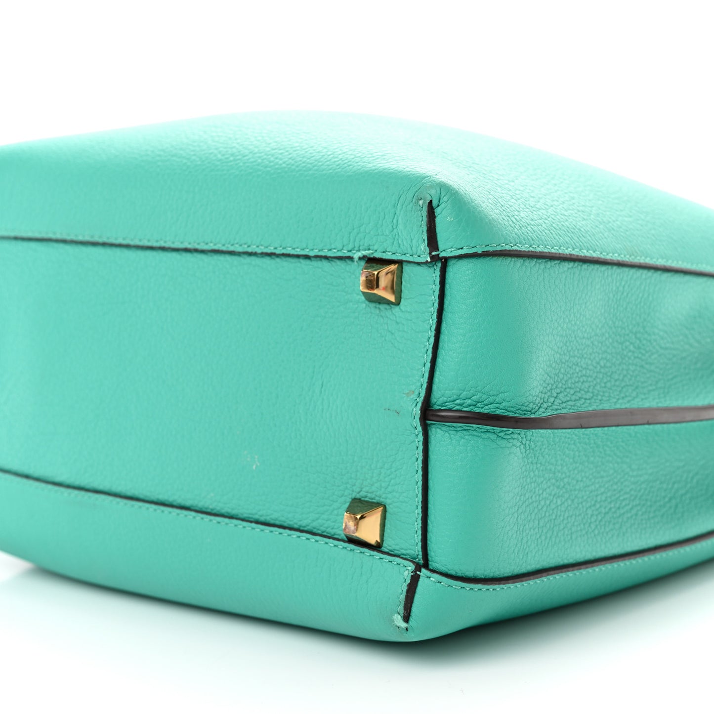 Grained Calfskin Medium Milla Hobo Oasis Green