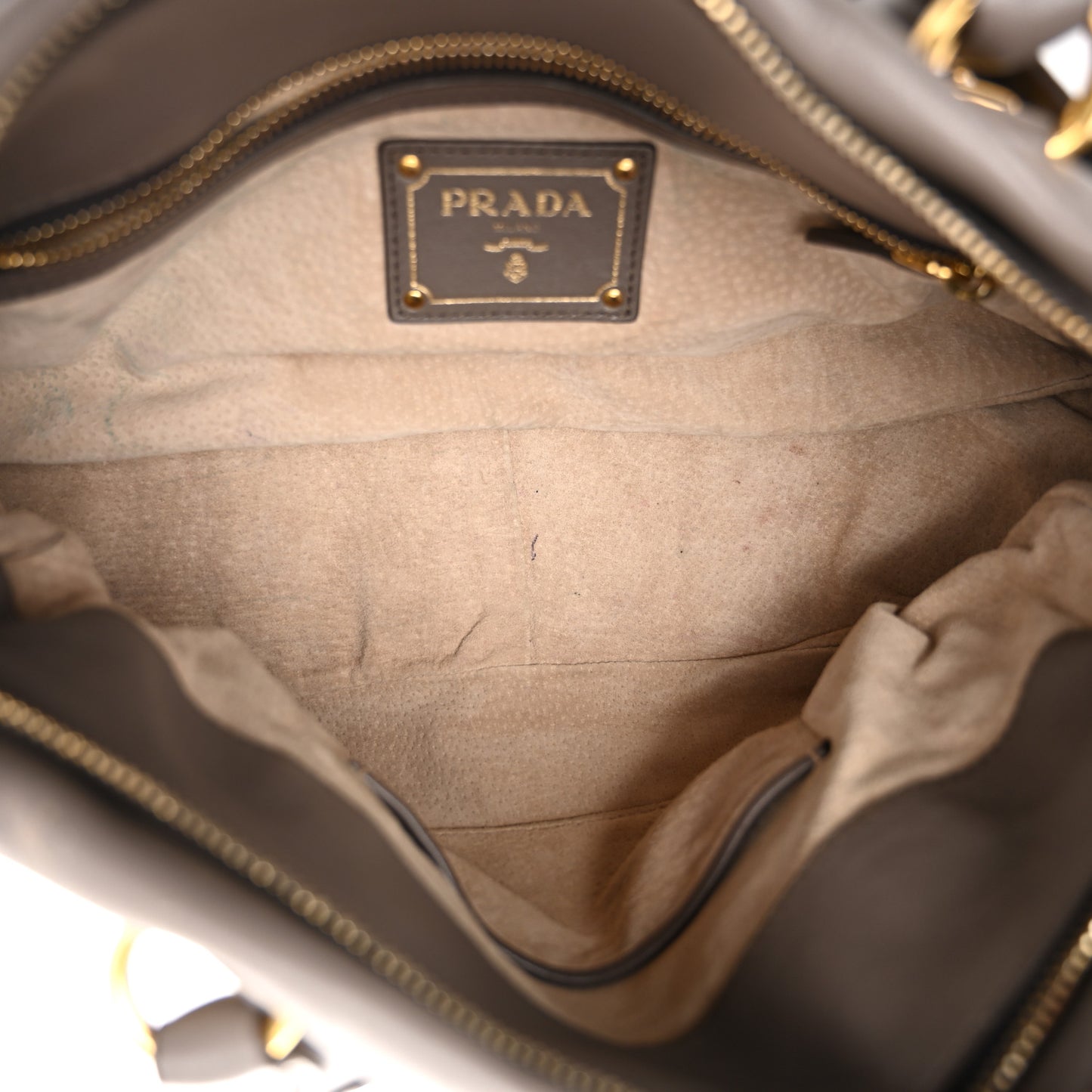 Soft Calf Shopping Satchel Bag Bambu