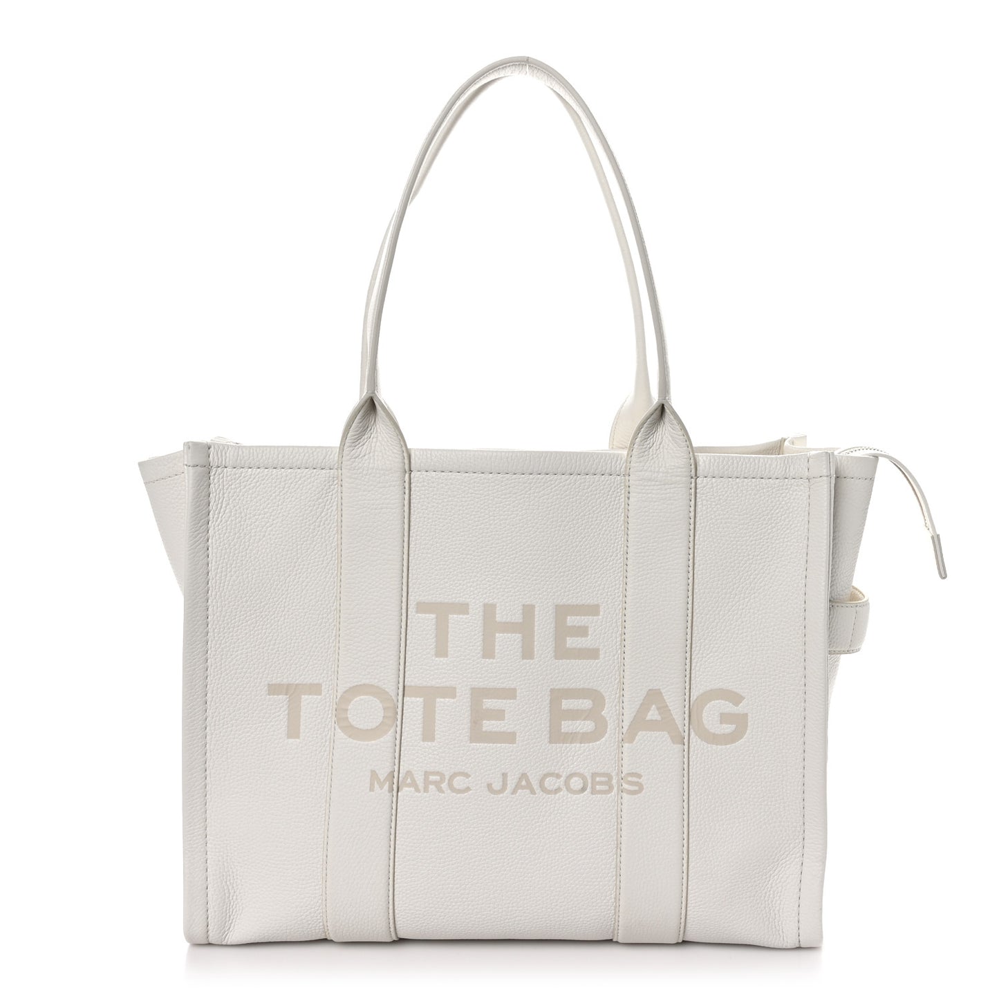 Grained Calfskin Large The Tote Bag Cotton