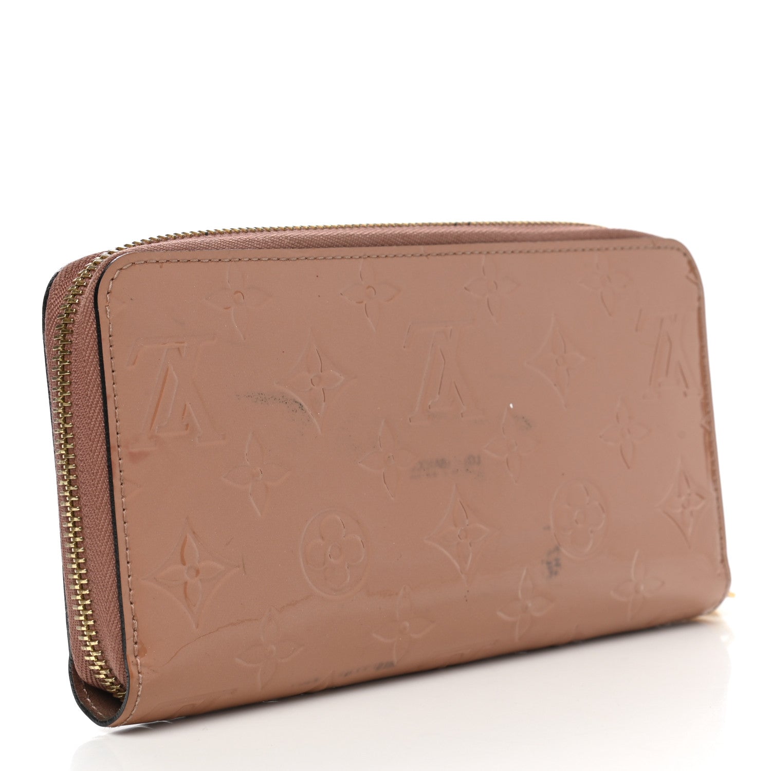 Louis Vuitton Vernis Zippy Wallet Rose Velours 3 of 11
