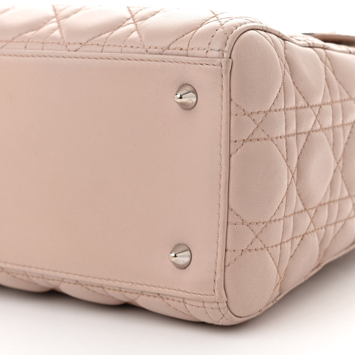 Lambskin Cannage Medium Lady Dior Light Pink