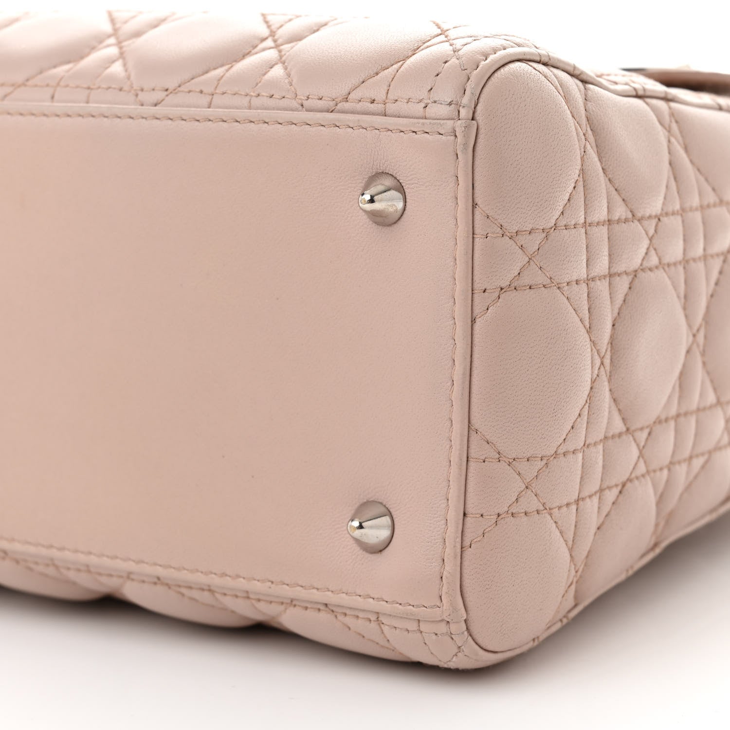 Christian Dior Lambskin Cannage Medium Lady Dior Light Pink 10 of 10