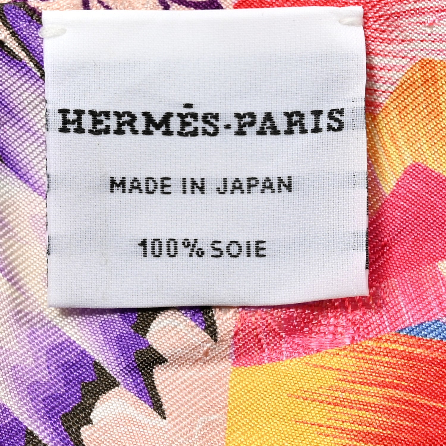 Hermes Silk Marble Silk Twilly Rose Vert Violet 3 of 3