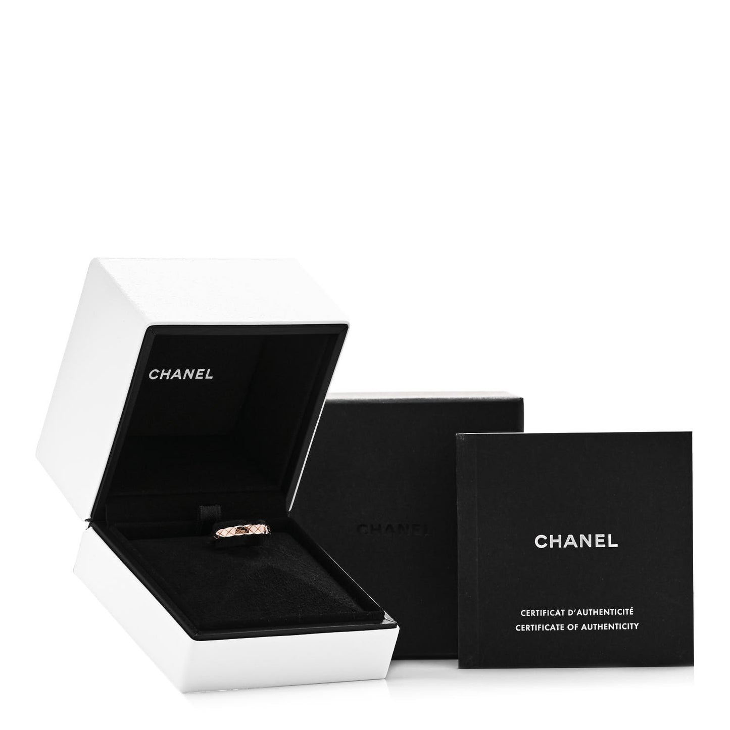 18K Beige Gold Mini Coco Crush Ring 54 6.75