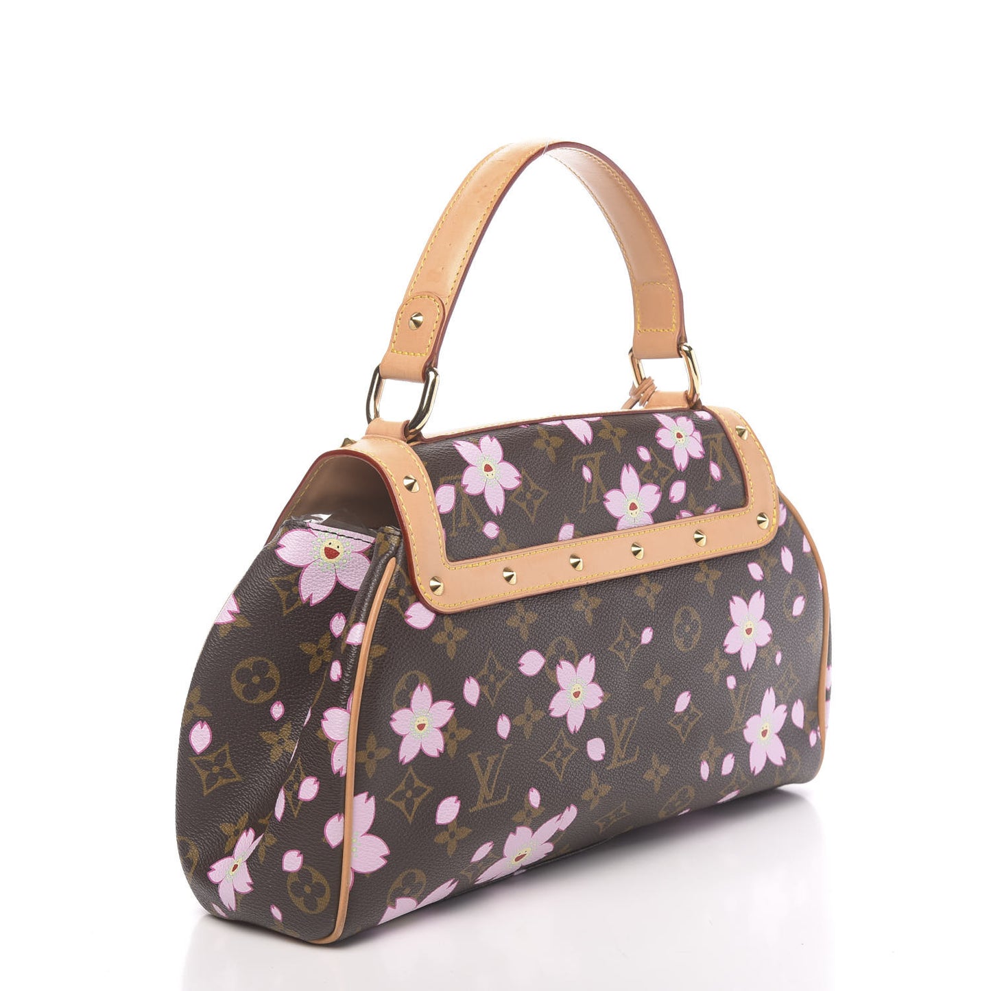 Monogram Cherry Blossom Sac Retro Bag Brown
