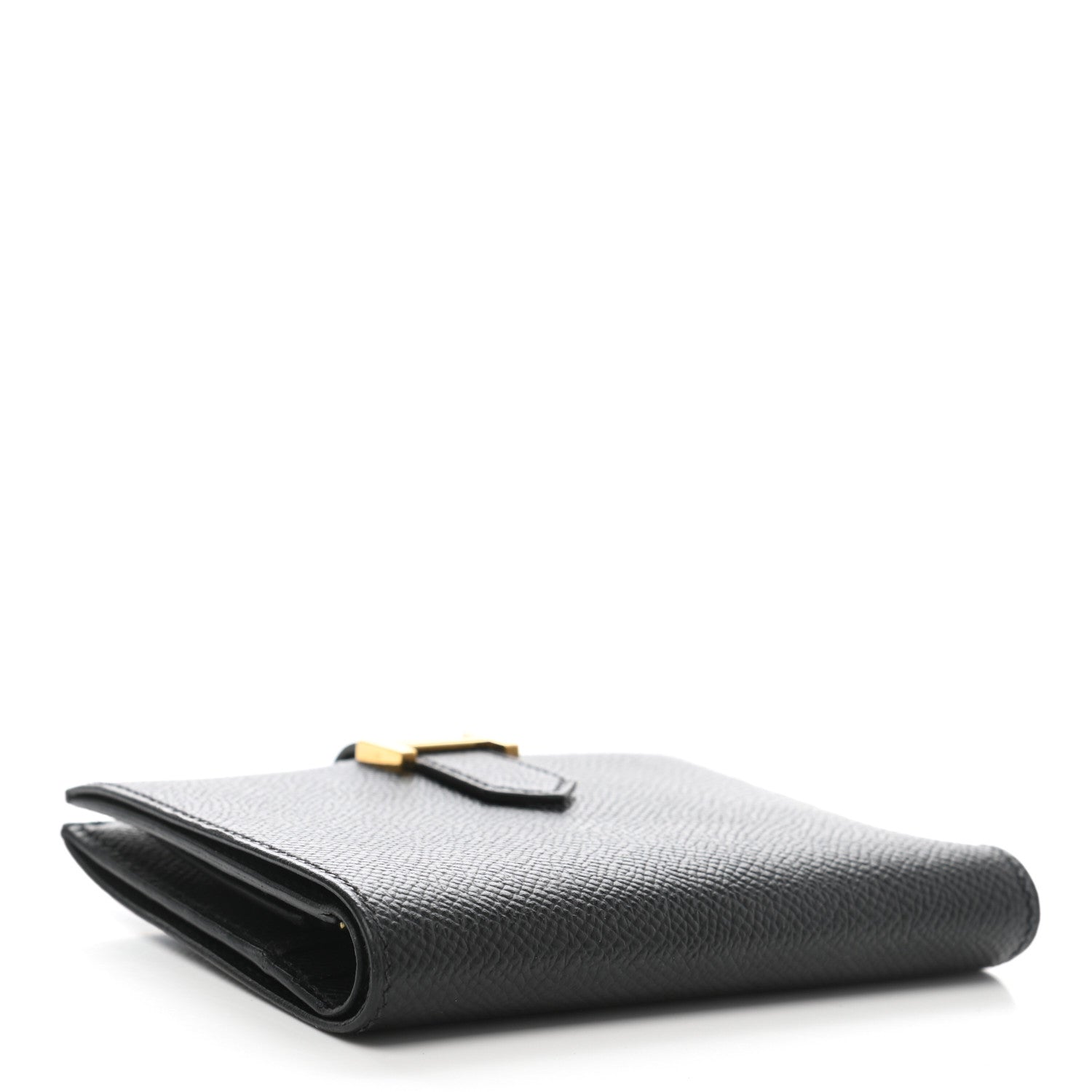 Hermes Epsom Bearn Compact Wallet Black 4 of 8