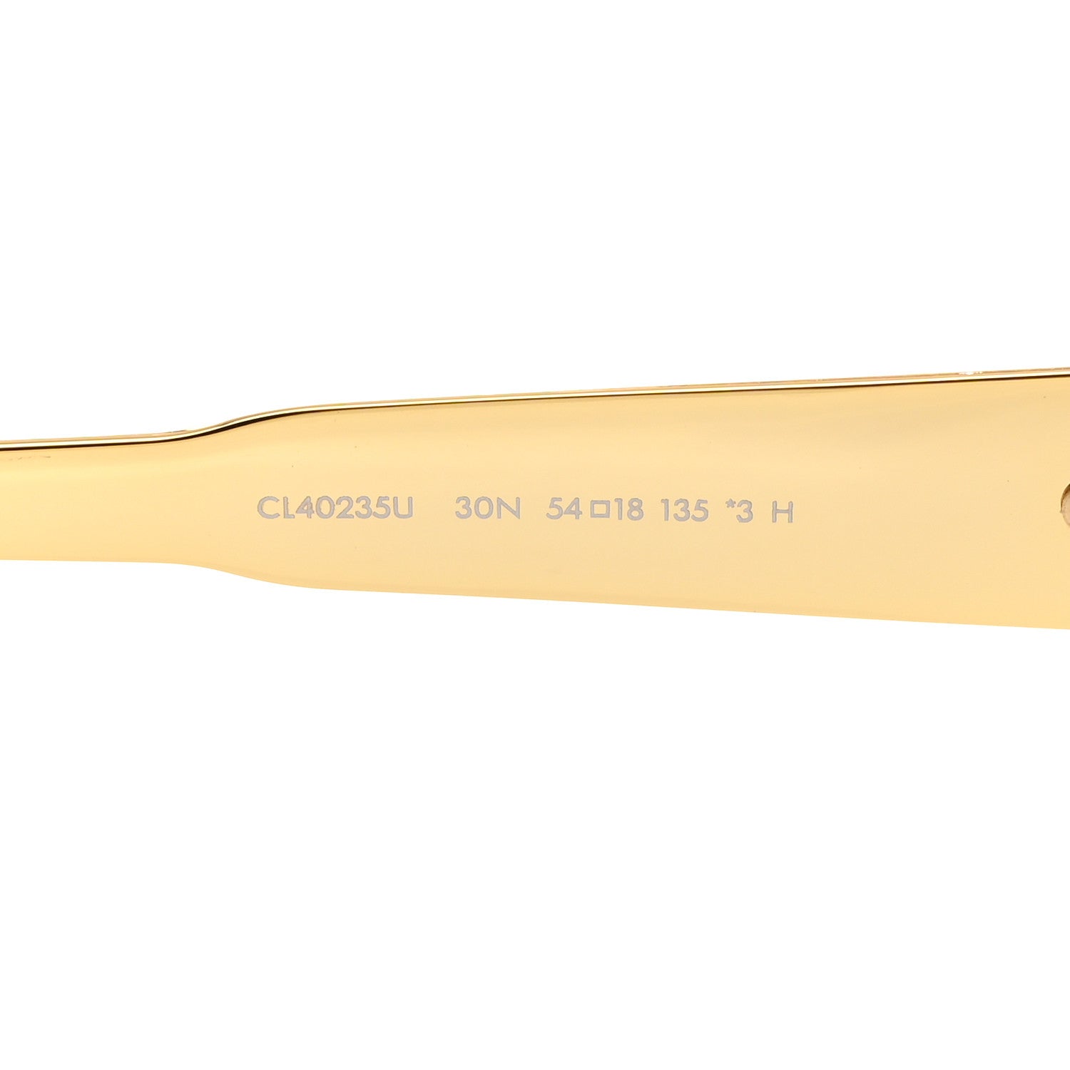 Celine Metal Triomphe 01 Sunglasses CL40235U Gold Green 5 of 7