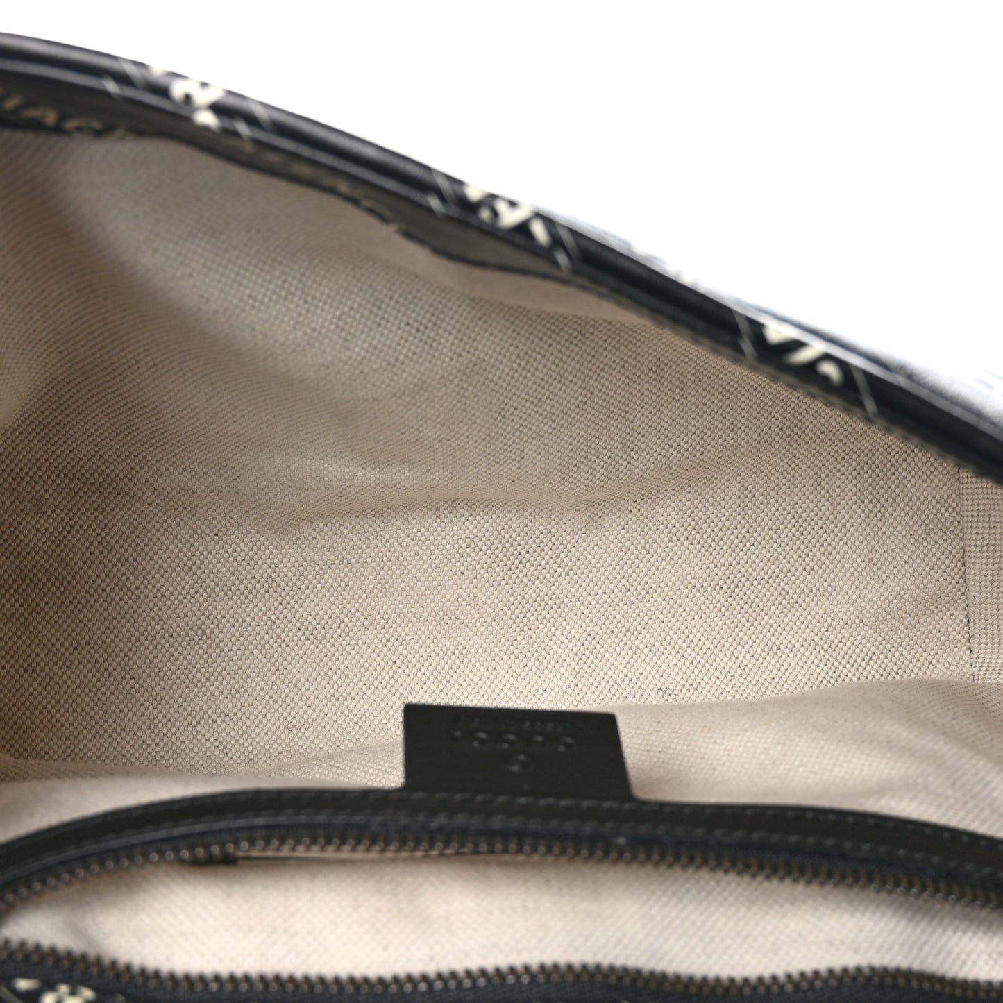 X BALENCIAGA Calfskin Matelasse Logo Print Small GG Marmont Shoulder Bag Black